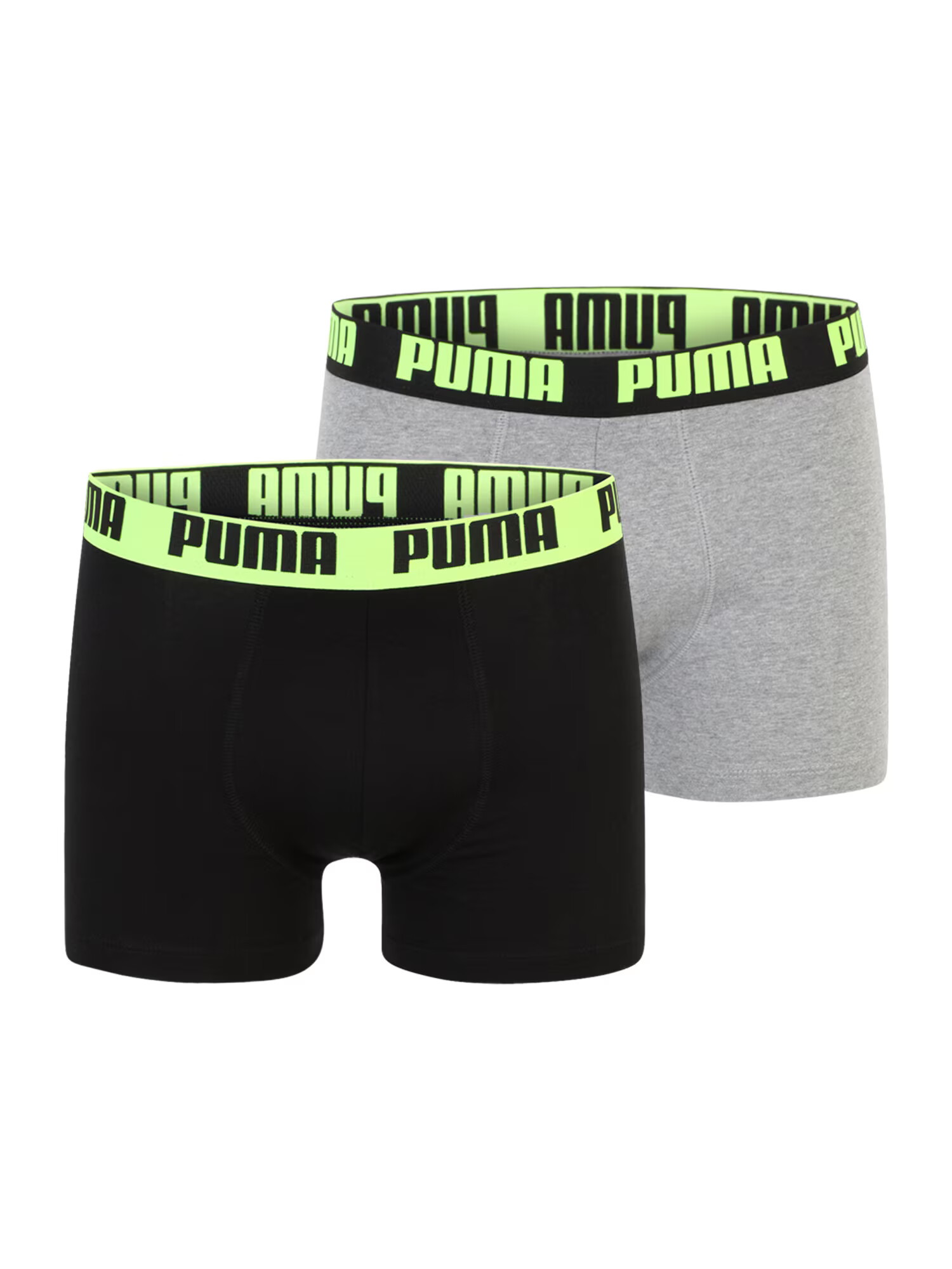 PUMA Boxeri gri amestecat / verde kiwi / negru - Pled.ro