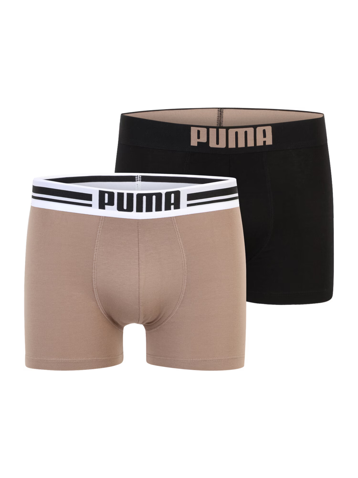 PUMA Boxeri maro / negru / alb - Pled.ro