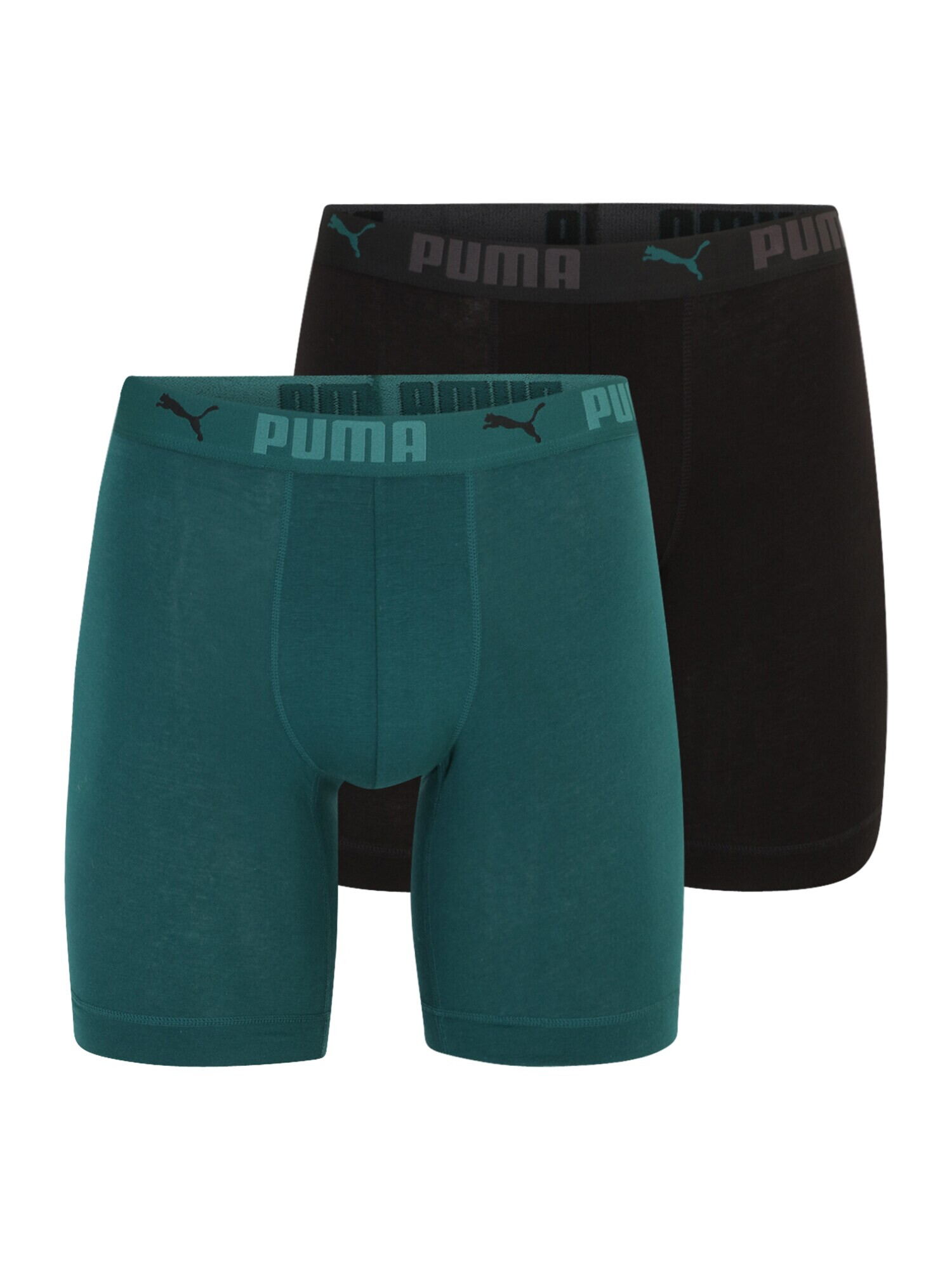 PUMA Boxeri verde smarald / negru - Pled.ro