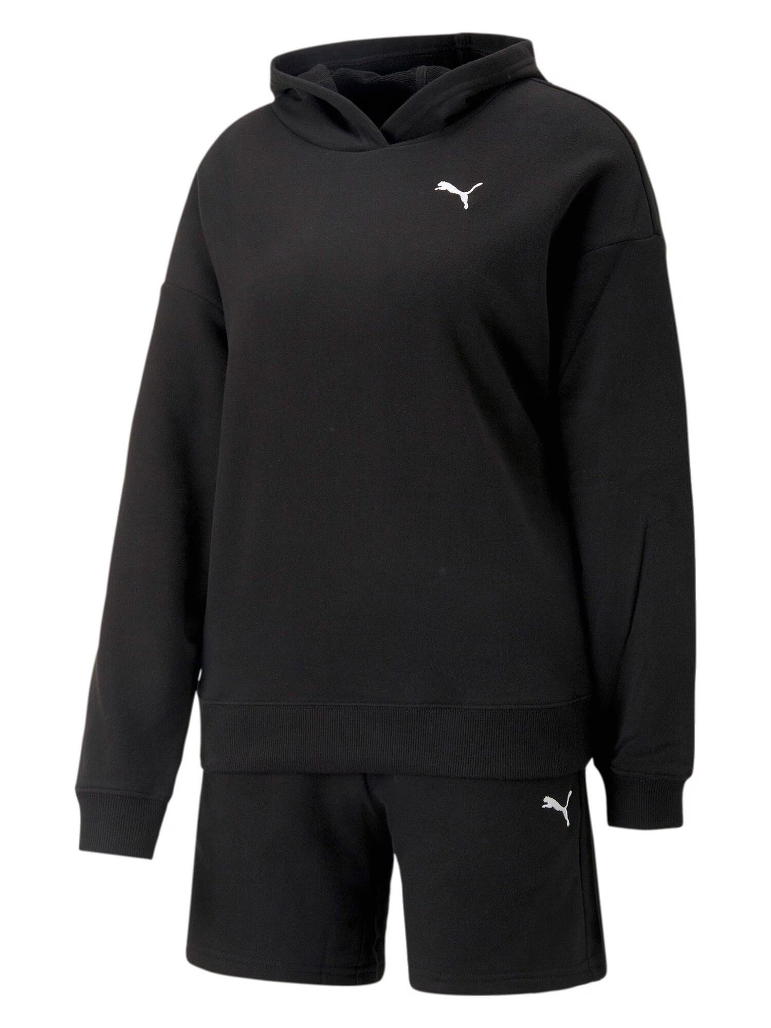 PUMA Costum de trening negru / alb - Pled.ro