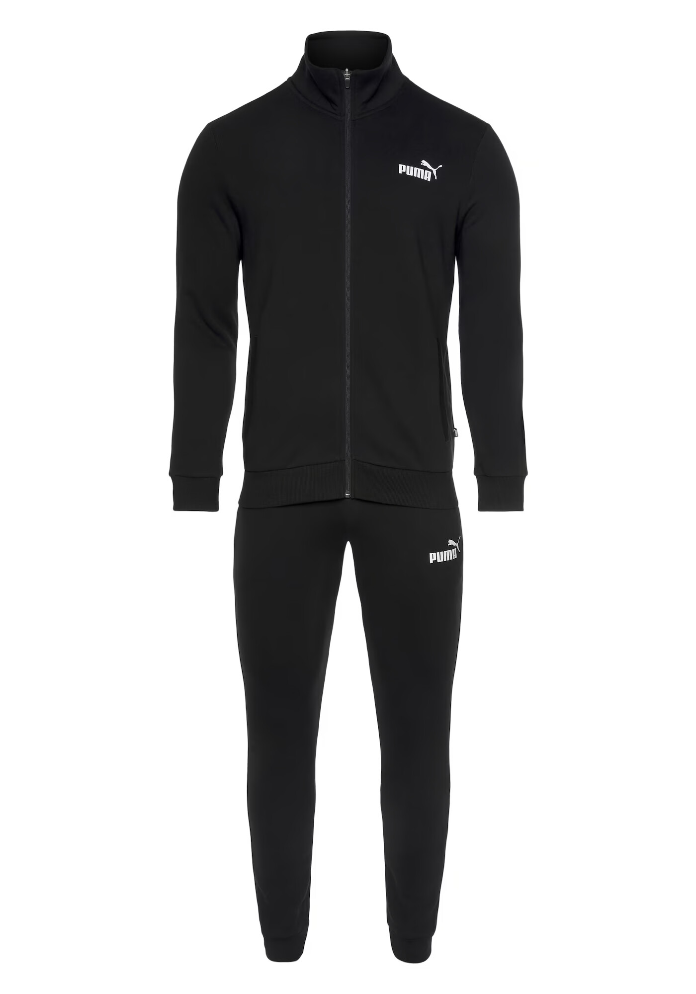 PUMA Costum de trening negru / alb - Pled.ro