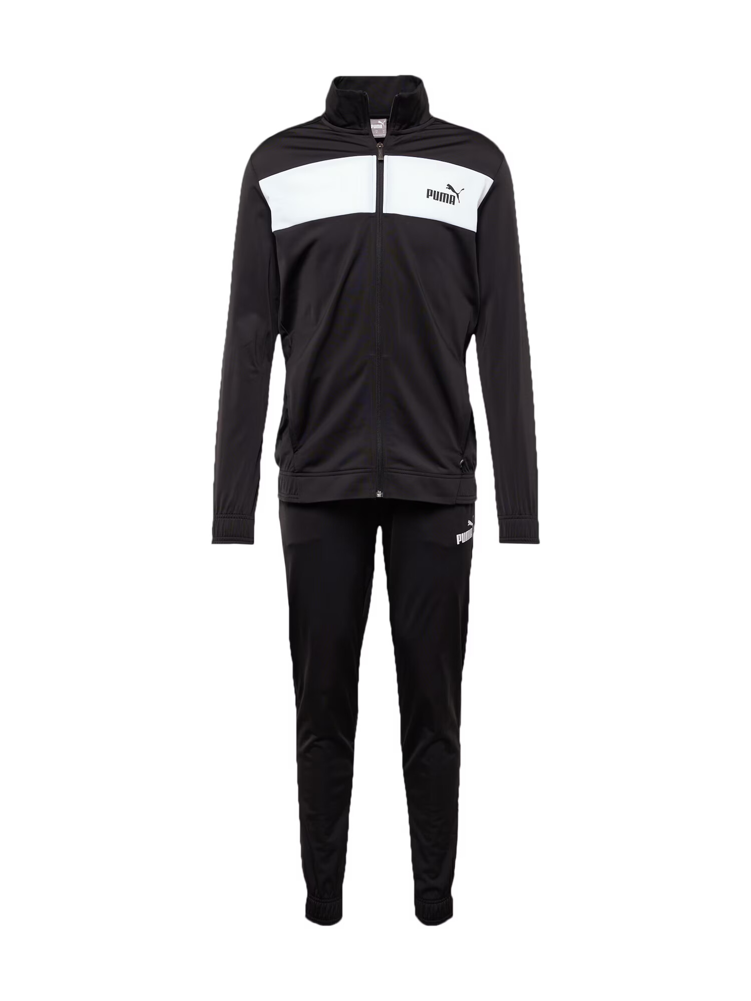 PUMA Costum de trening negru / alb - Pled.ro