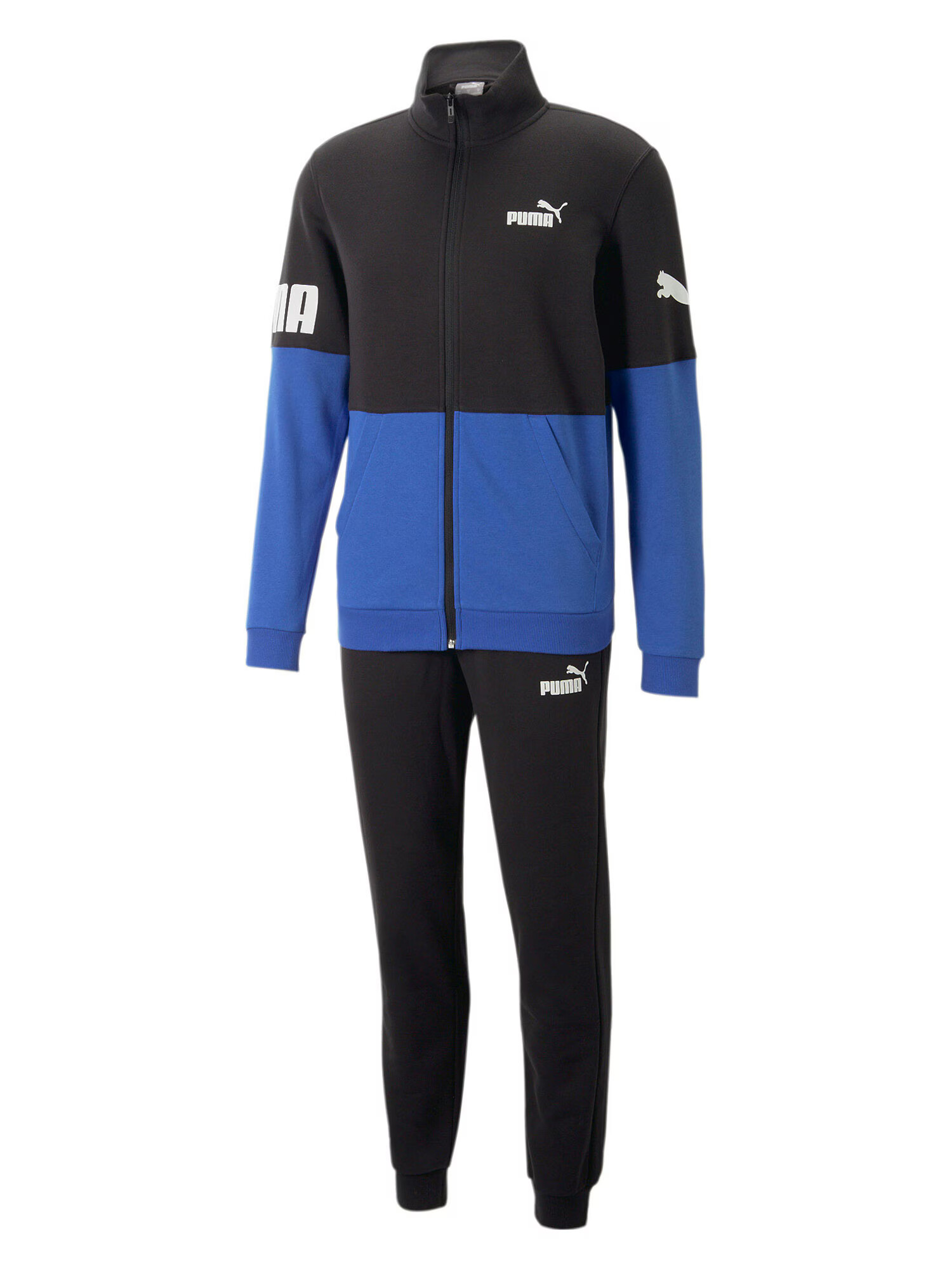 PUMA Costum de trening 'Power' safir / negru / alb - Pled.ro