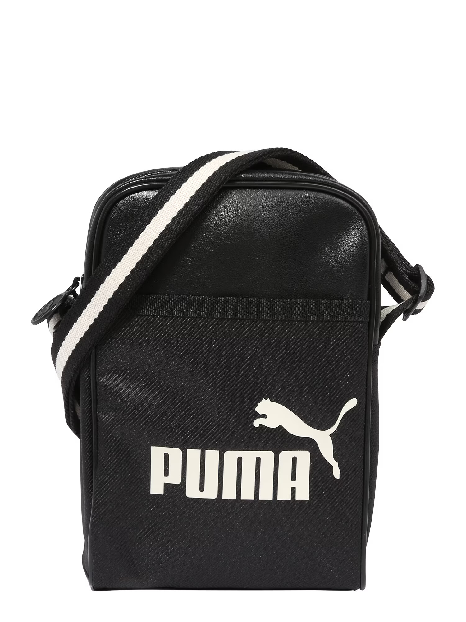 PUMA Geantă de umăr negru / alb - Pled.ro