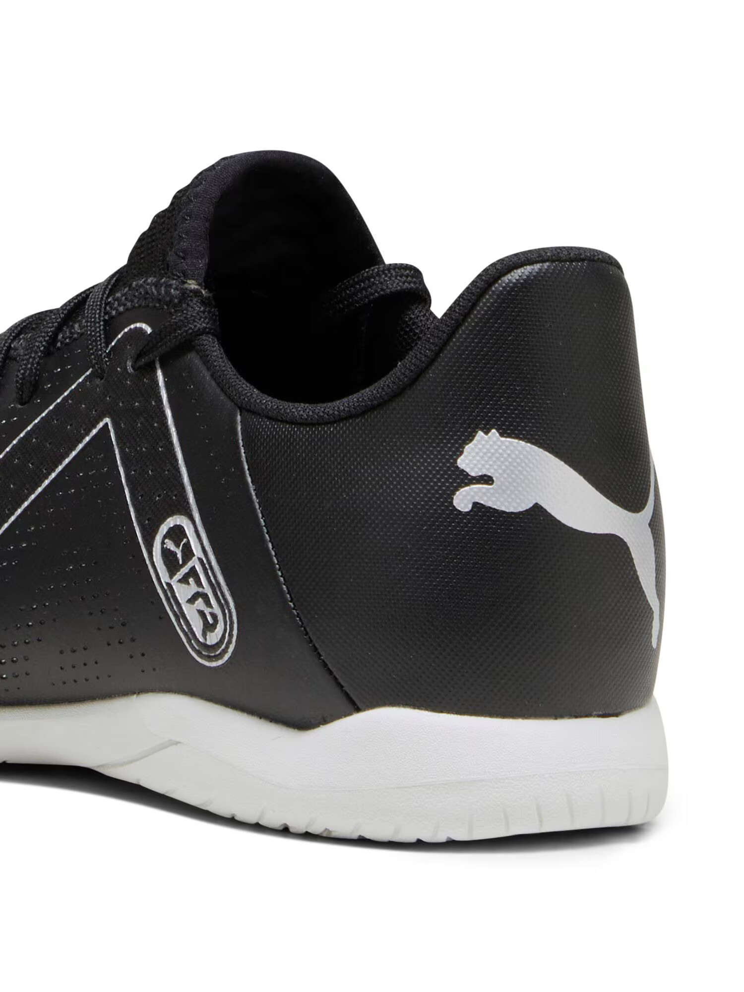 PUMA Ghete de fotbal 'Future Play It' negru / alb - Pled.ro