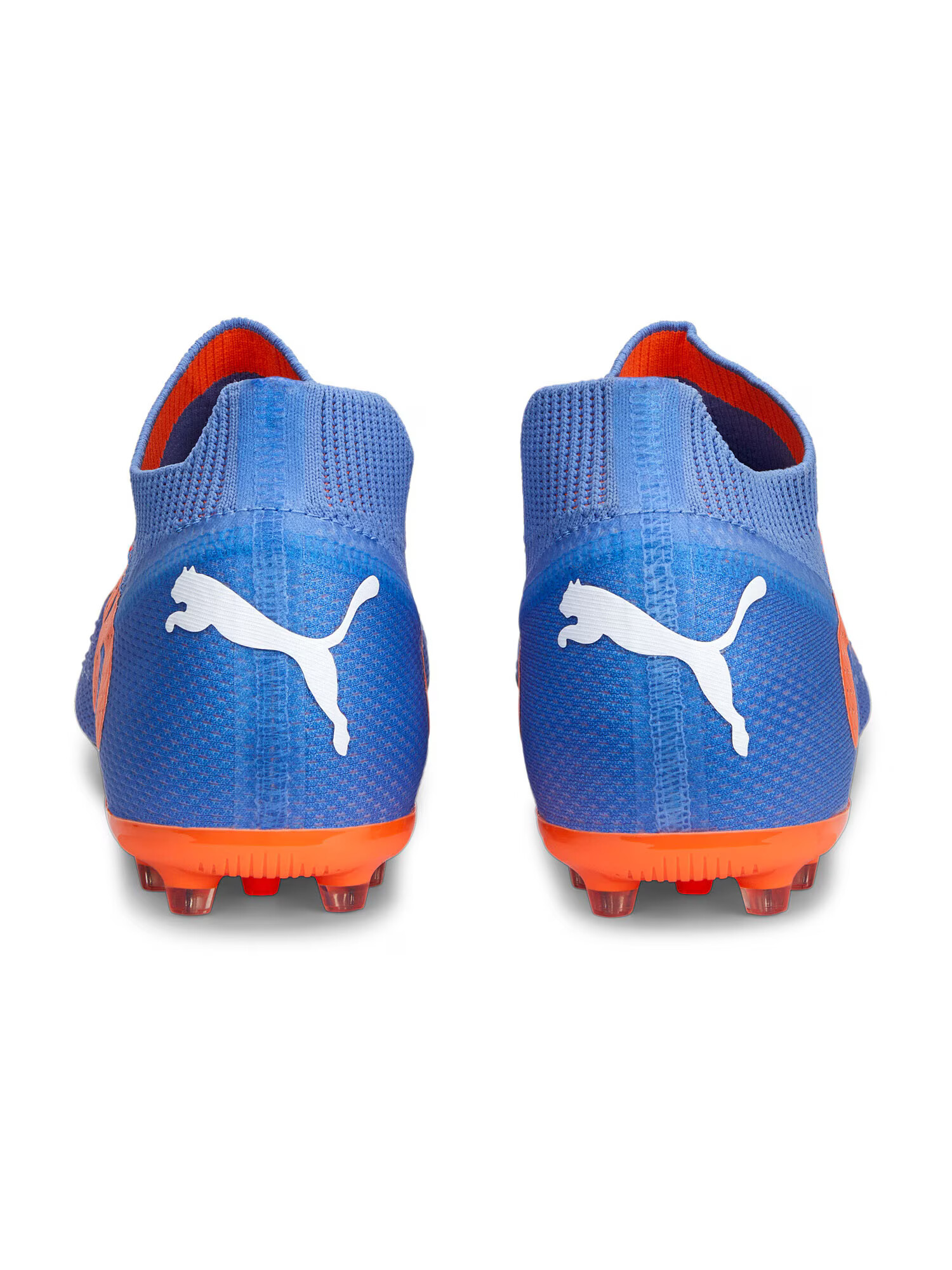 PUMA Ghete de fotbal 'Future Ultimate' albastru / portocaliu / alb - Pled.ro