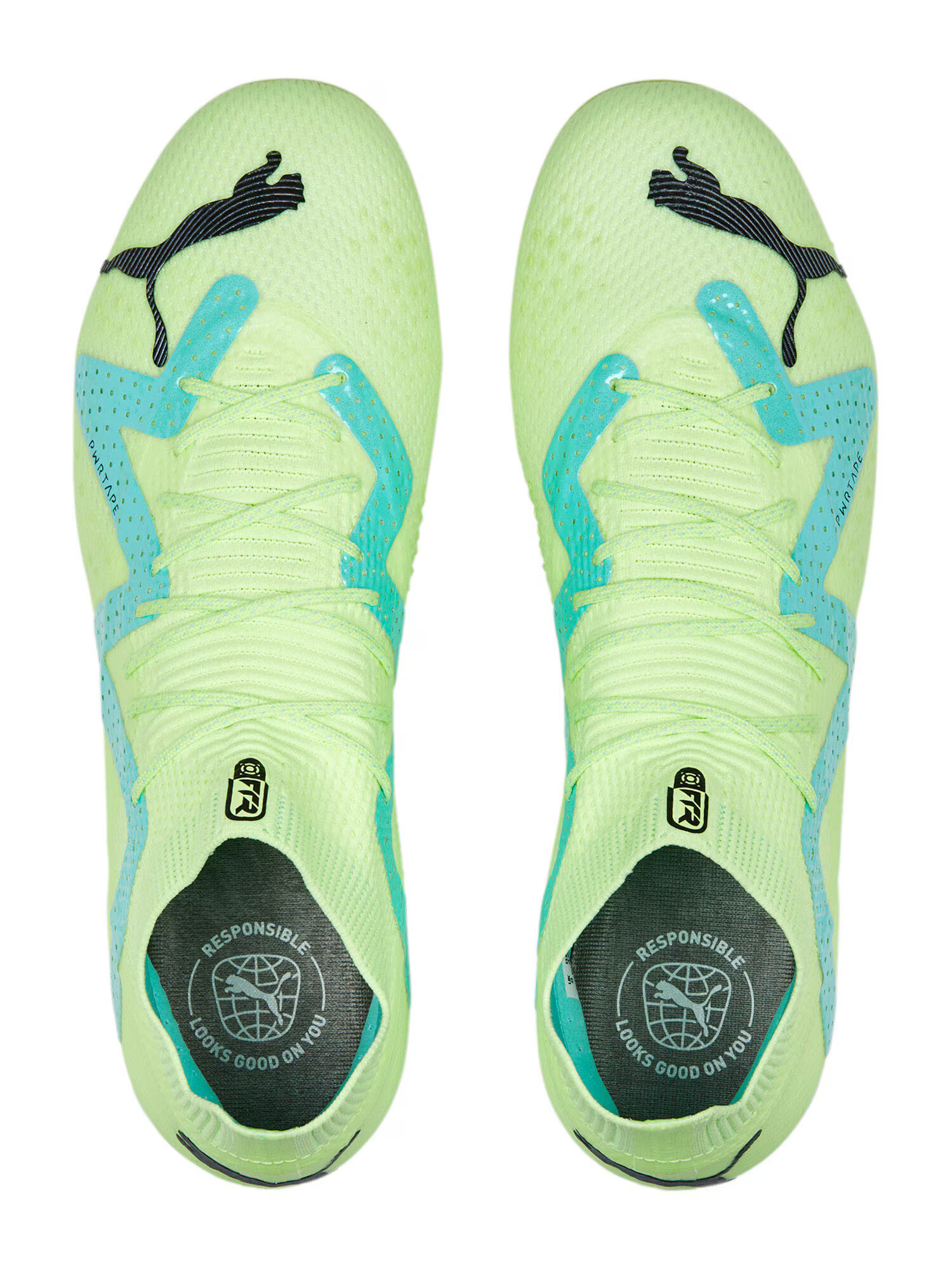 PUMA Ghete de fotbal 'FUTURE ULTIMATE' turcoaz / verde limetă / negru - Pled.ro