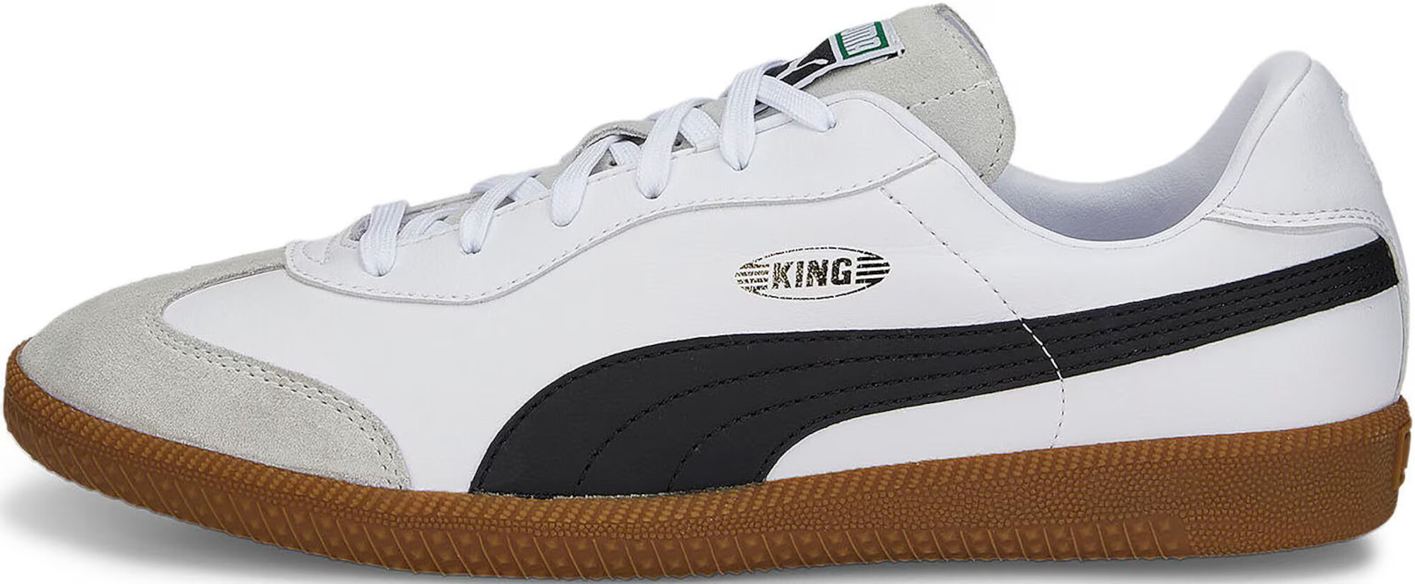 PUMA Ghete de fotbal 'KING 21' gri / negru / alb - Pled.ro