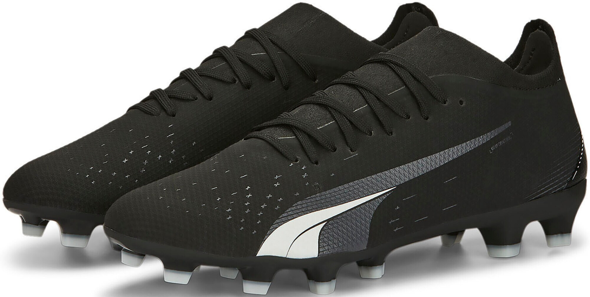 PUMA Ghete de fotbal 'ULTRA MATCH' gri închis / negru / alb - Pled.ro