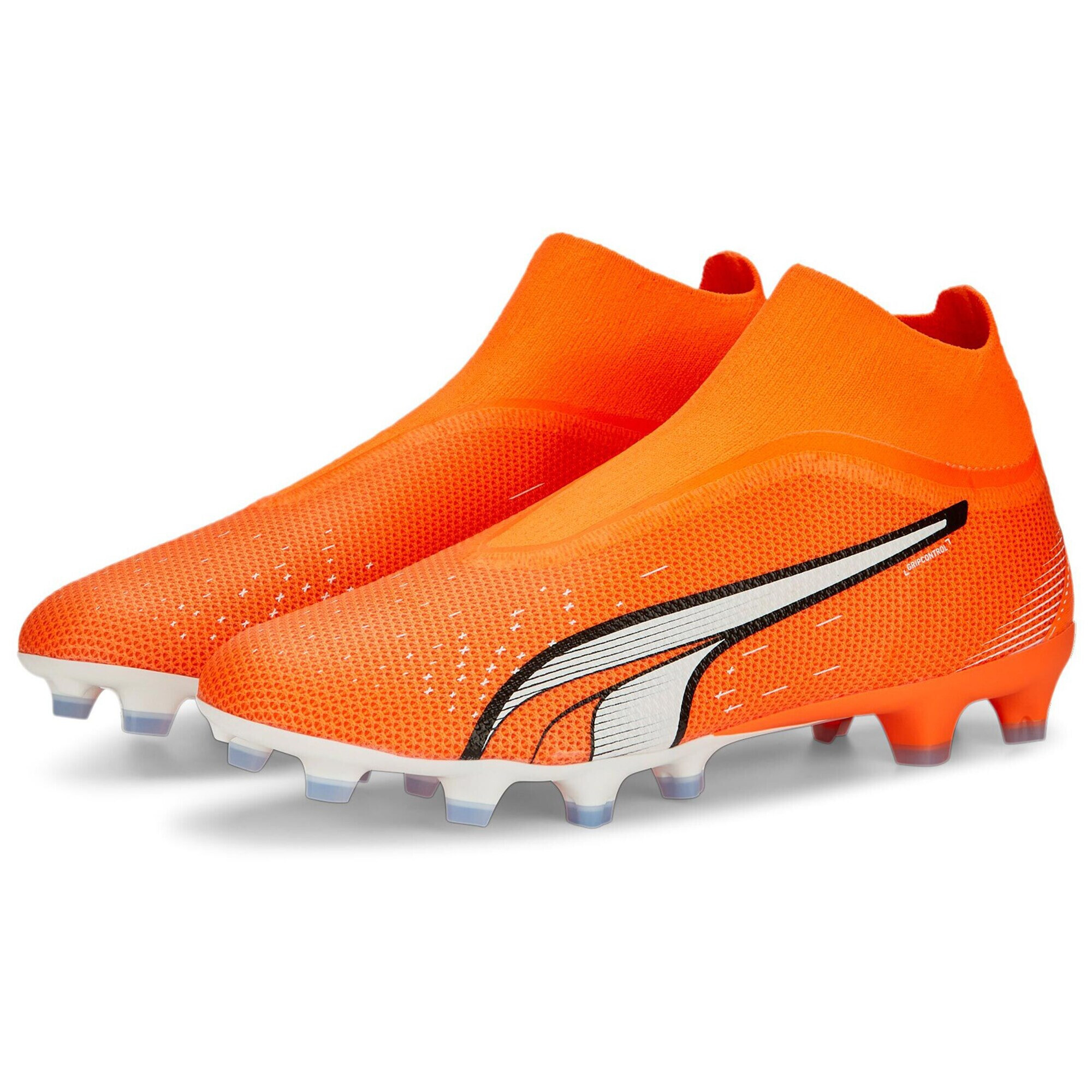 PUMA Ghete de fotbal 'Ultra Match' portocaliu neon / negru / alb - Pled.ro