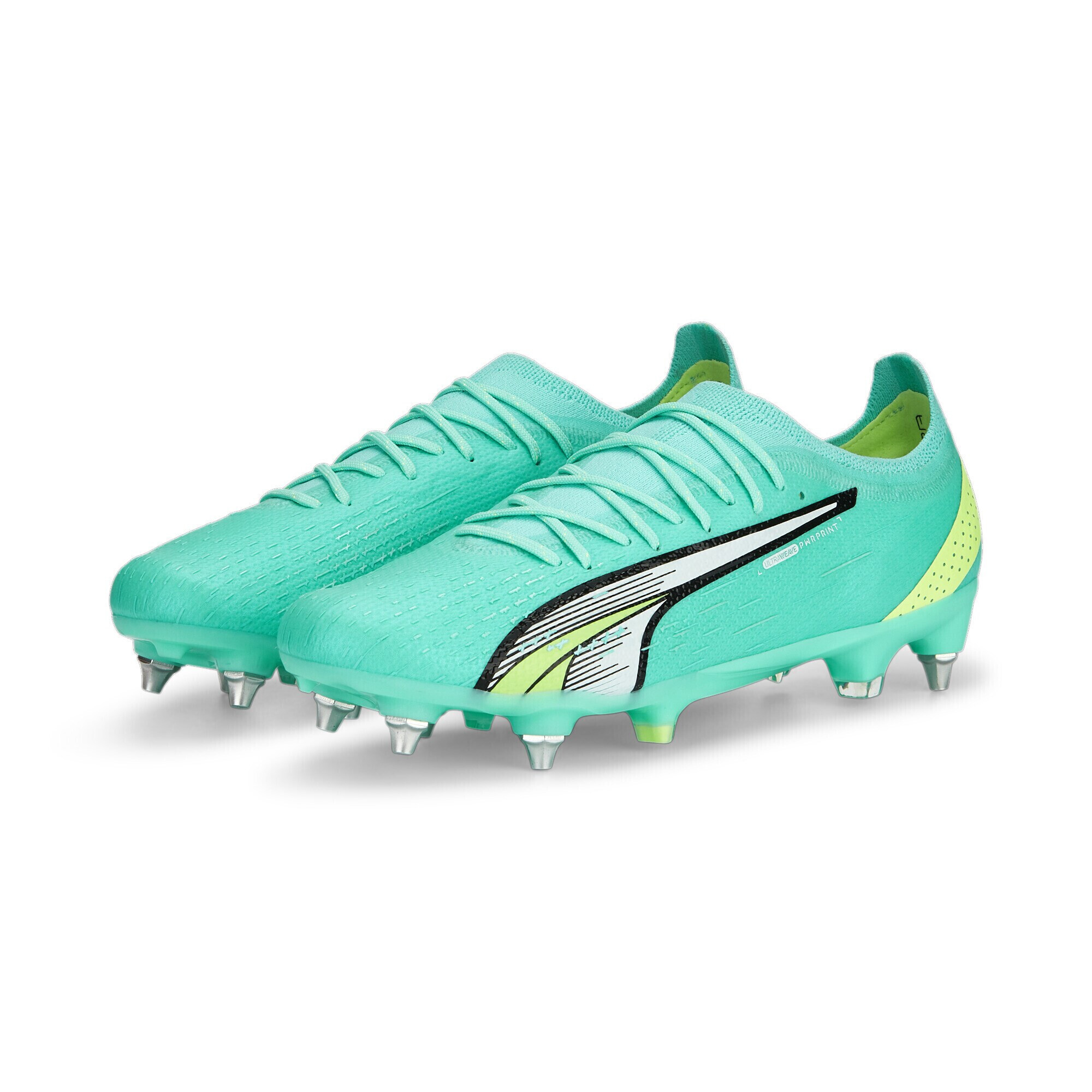 PUMA Ghete de fotbal 'ULTRA ULTIMATE' gri / verde stuf / verde jad / negru - Pled.ro