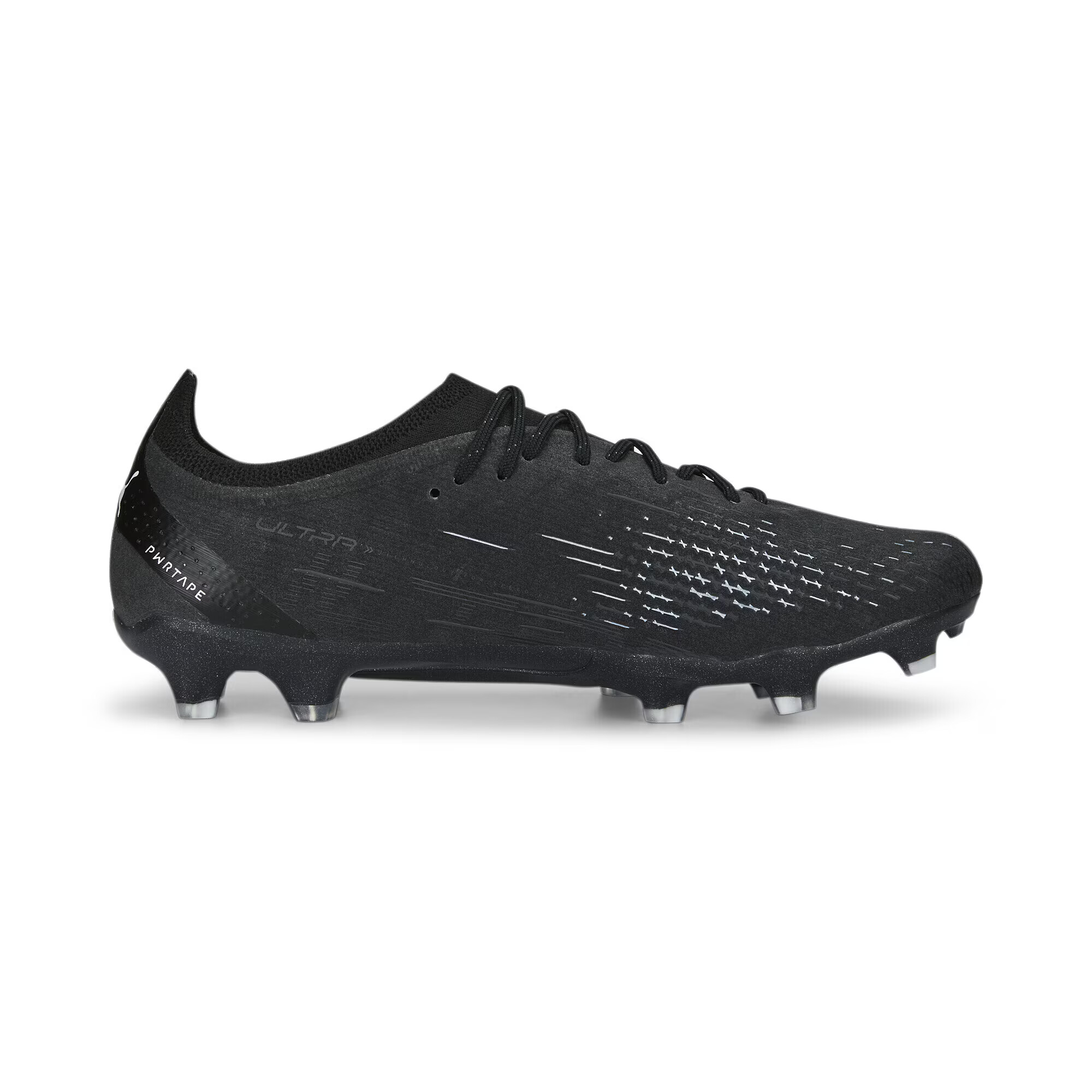 PUMA Ghete de fotbal 'Ultra Ultimate' negru / alb - Pled.ro