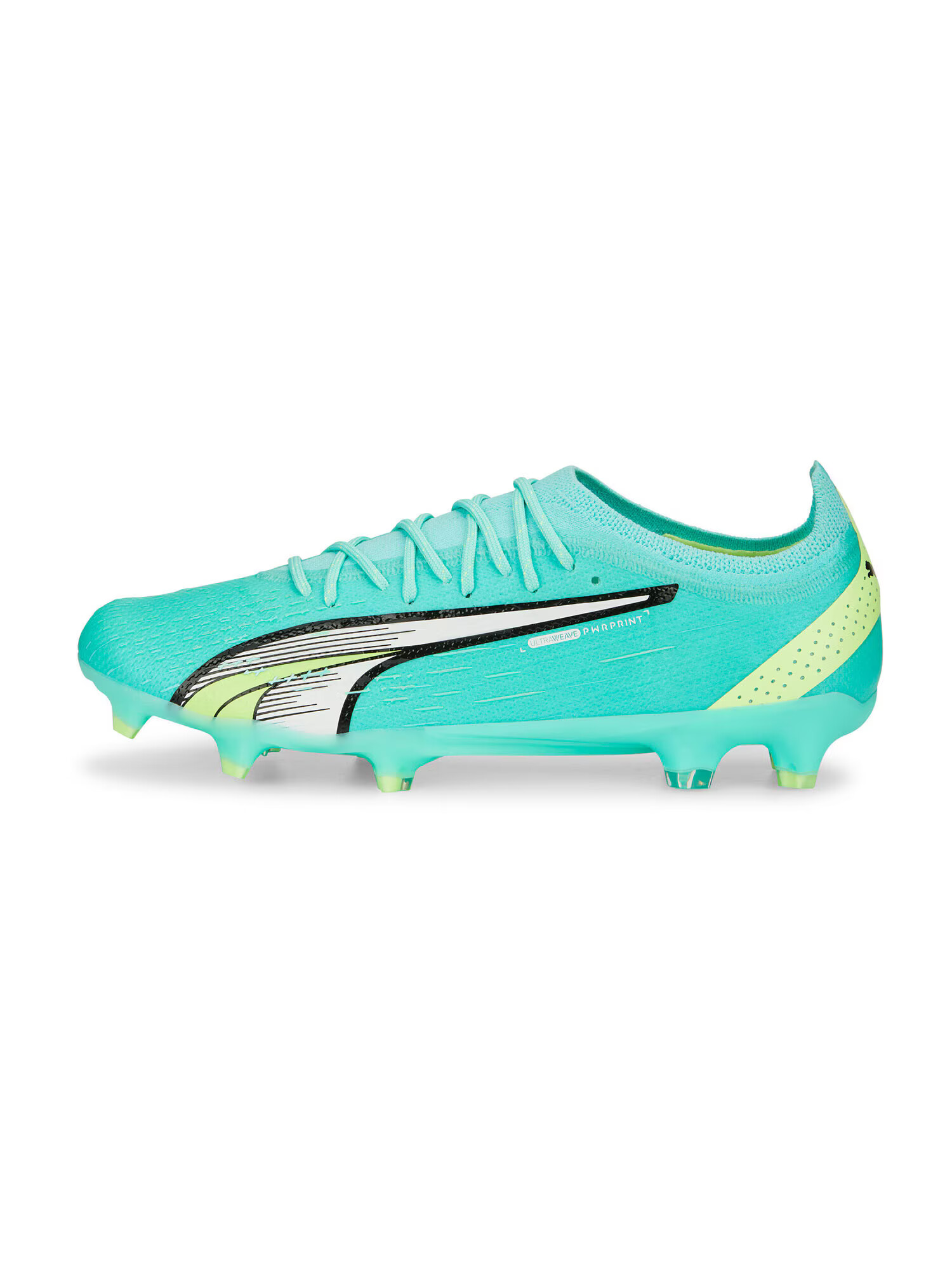 PUMA Ghete de fotbal 'Ultra Ultimate' verde limetă / verde mentă / negru / alb - Pled.ro