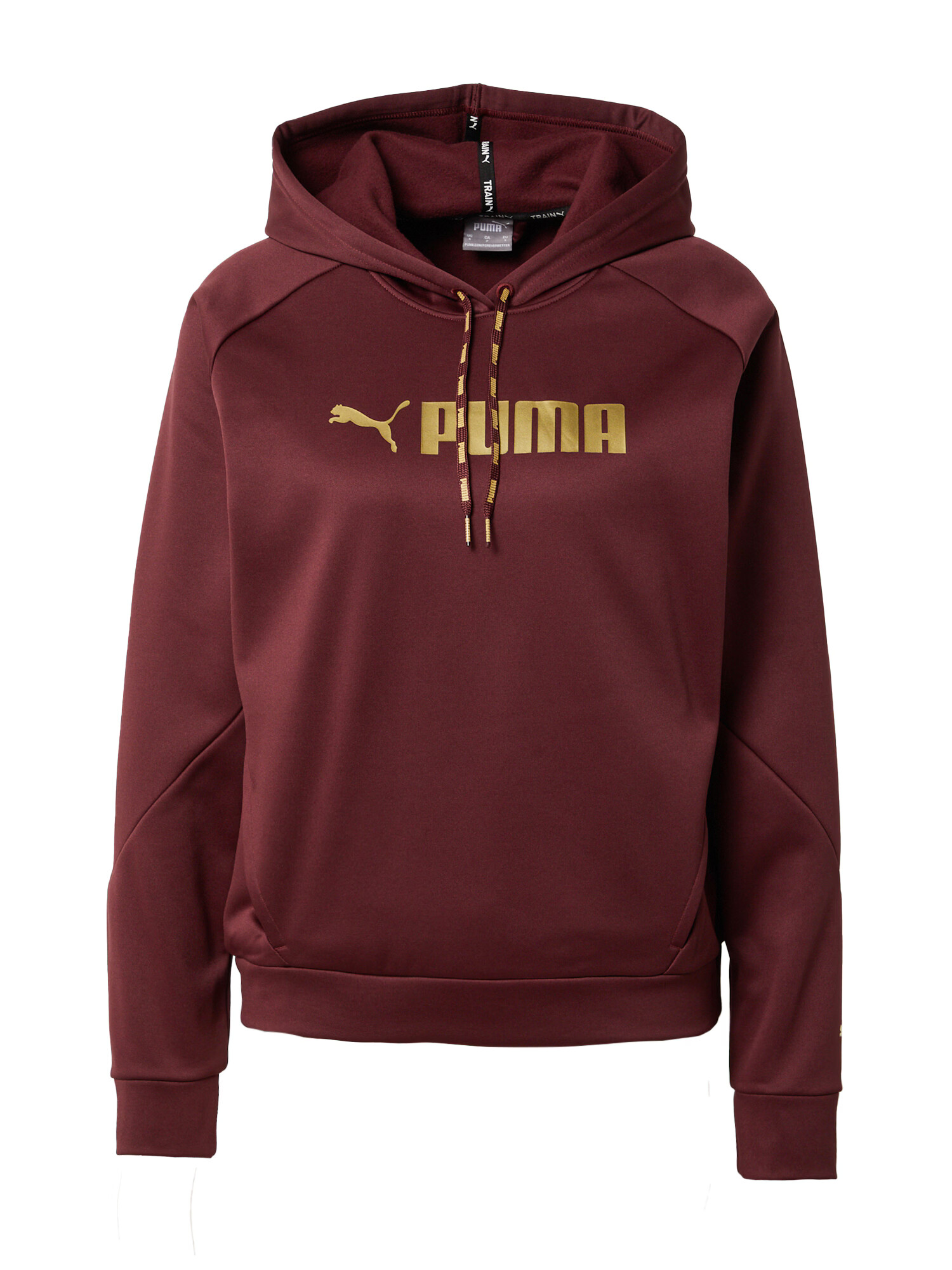 PUMA Hanorac sport auriu / roșu-violet / negru / alb - Pled.ro