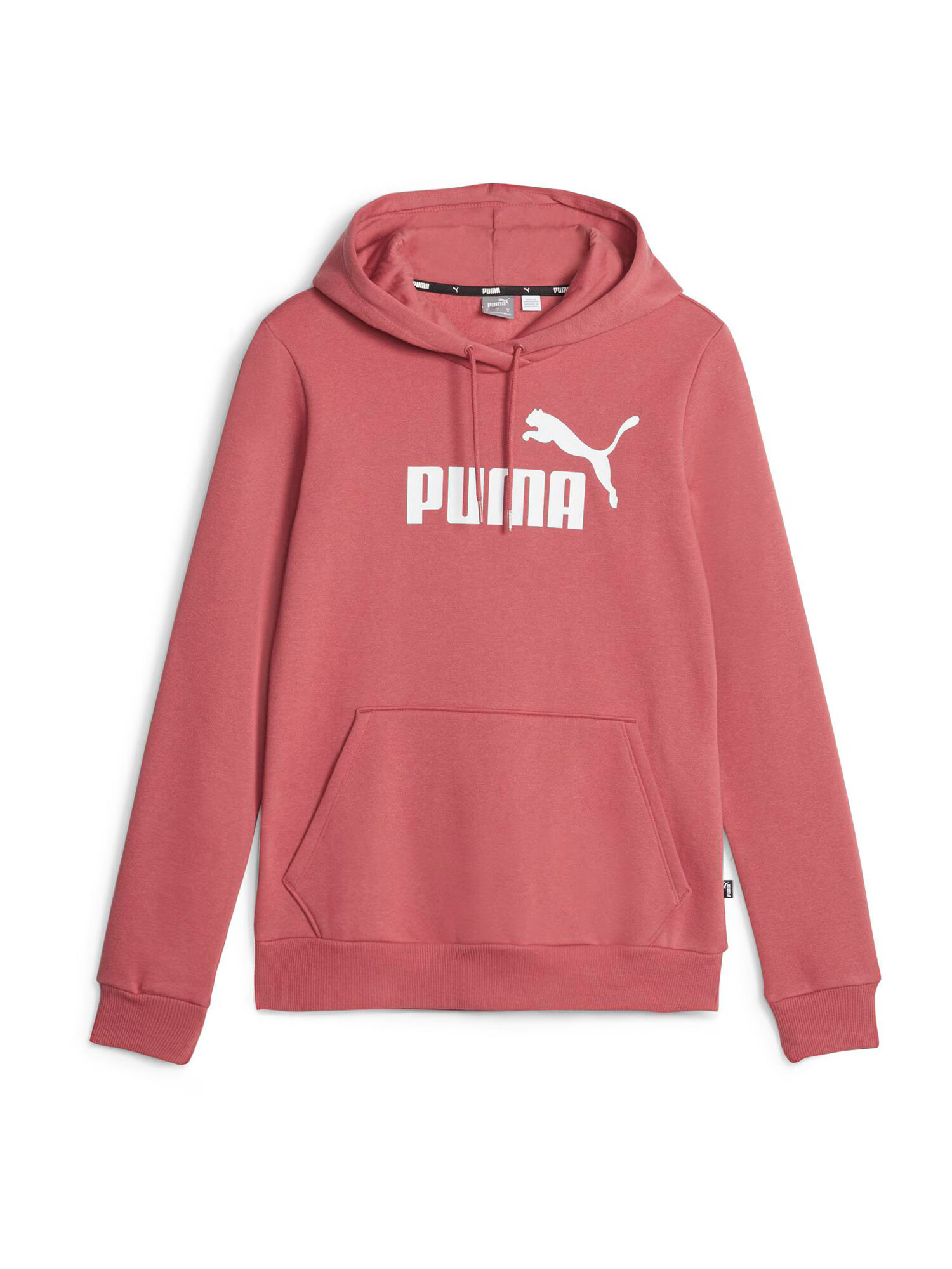 PUMA Hanorac sport 'Essentials' roșu ruginiu / alb - Pled.ro