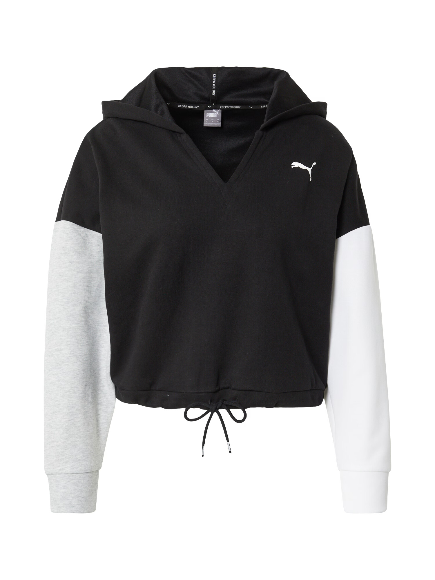 PUMA Hanorac sport gri / negru - Pled.ro