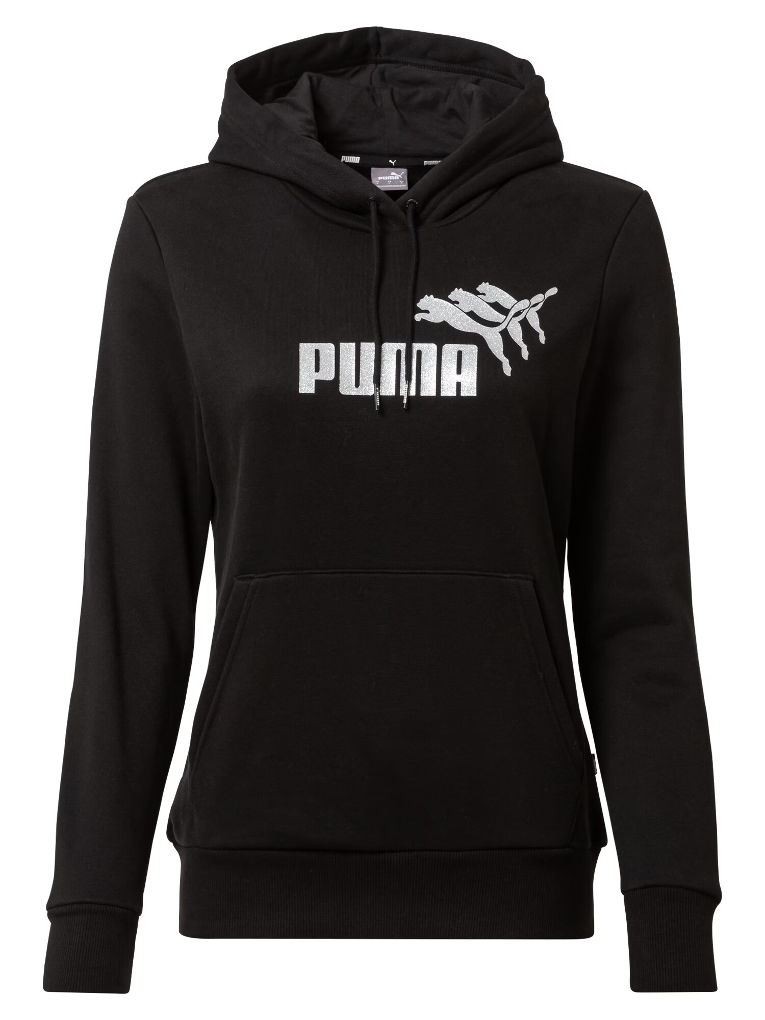 PUMA Hanorac sport negru / alb - Pled.ro