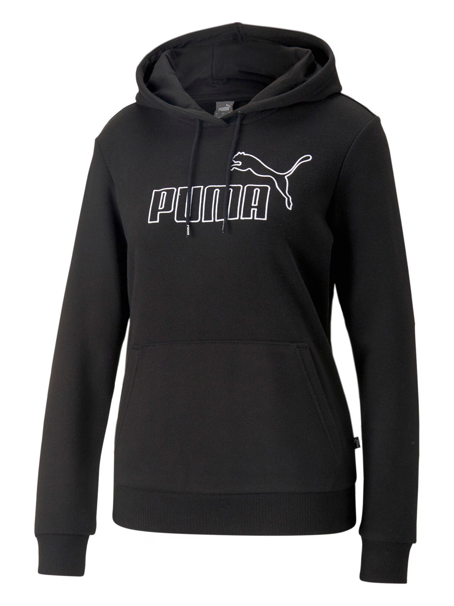 PUMA Hanorac sport negru / alb - Pled.ro