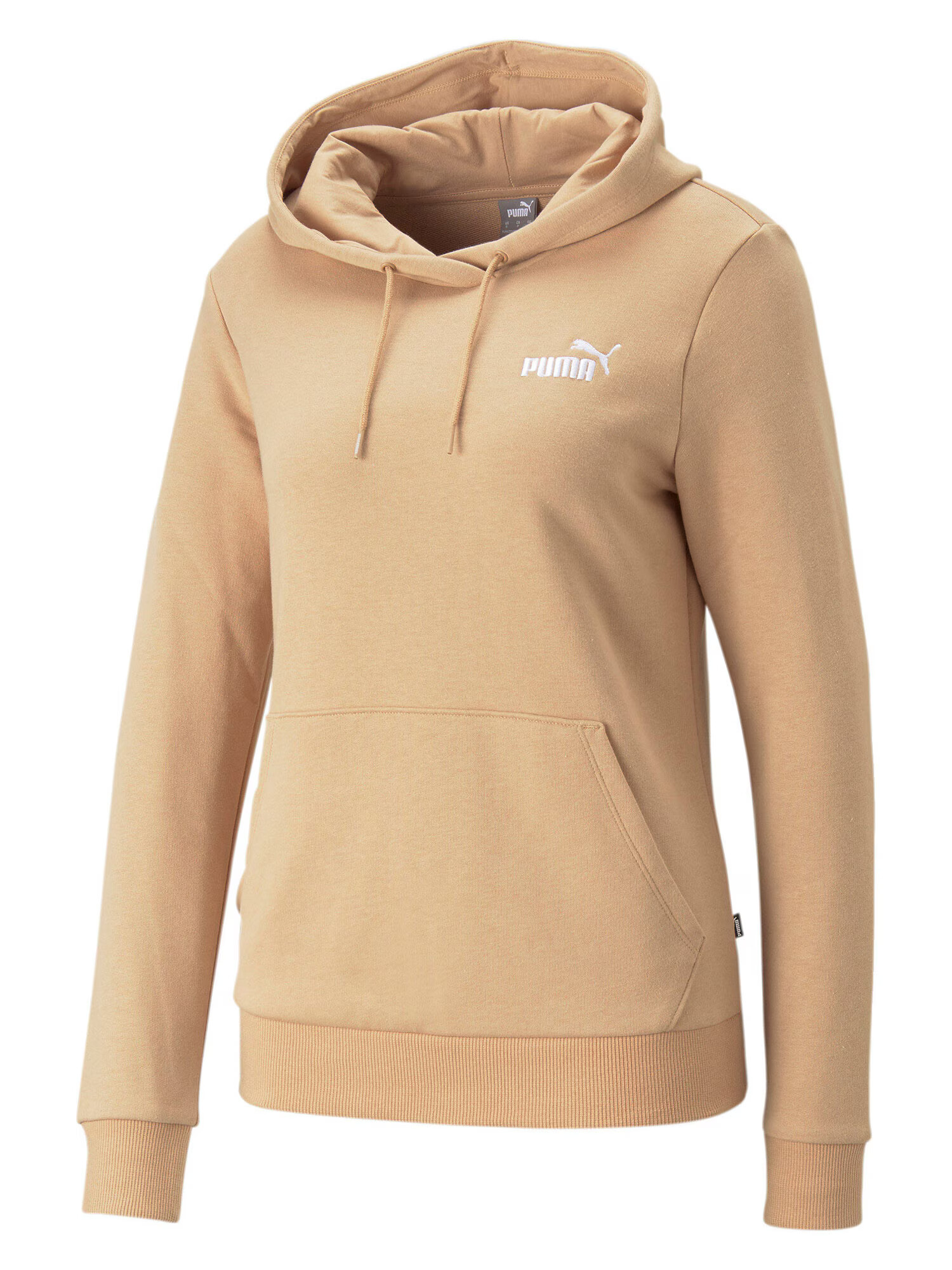 PUMA Hanorac sport nisipiu / alb - Pled.ro