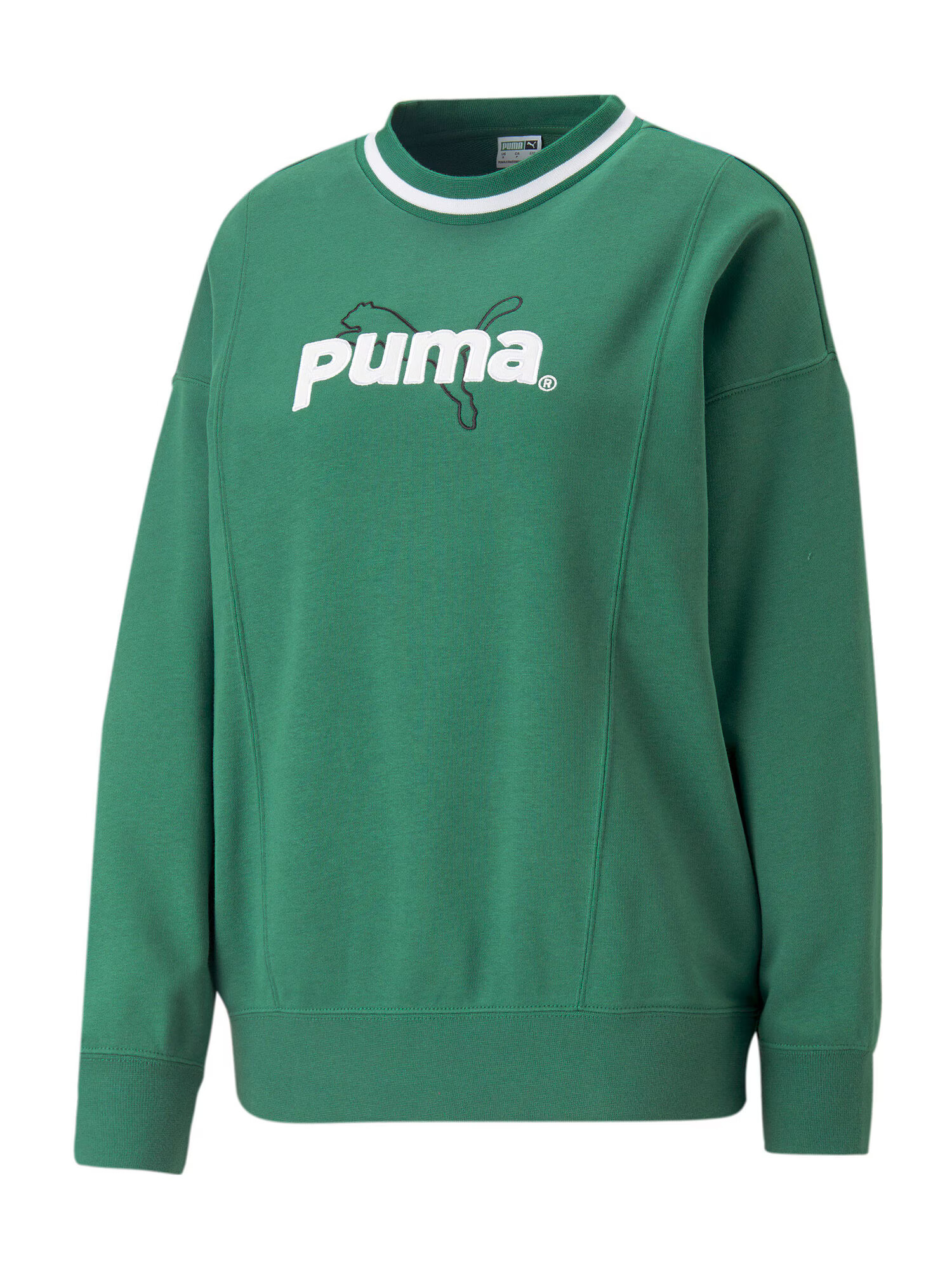 PUMA Hanorac sport 'TEAM' verde / negru / alb - Pled.ro