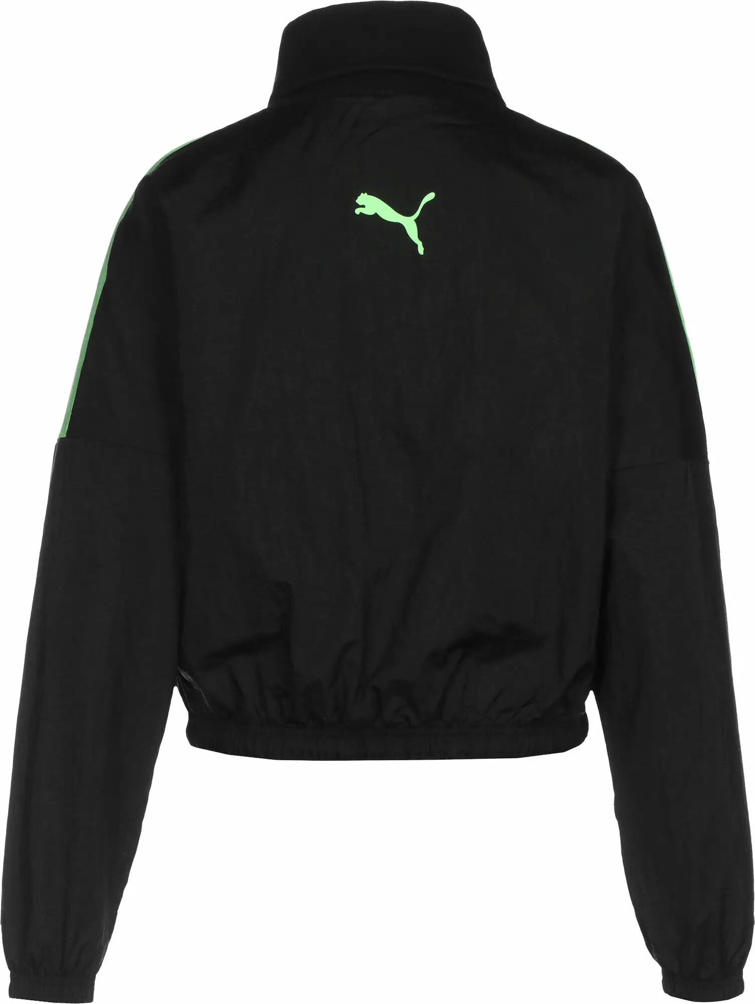 PUMA Hanorac sport verde neon / negru - Pled.ro