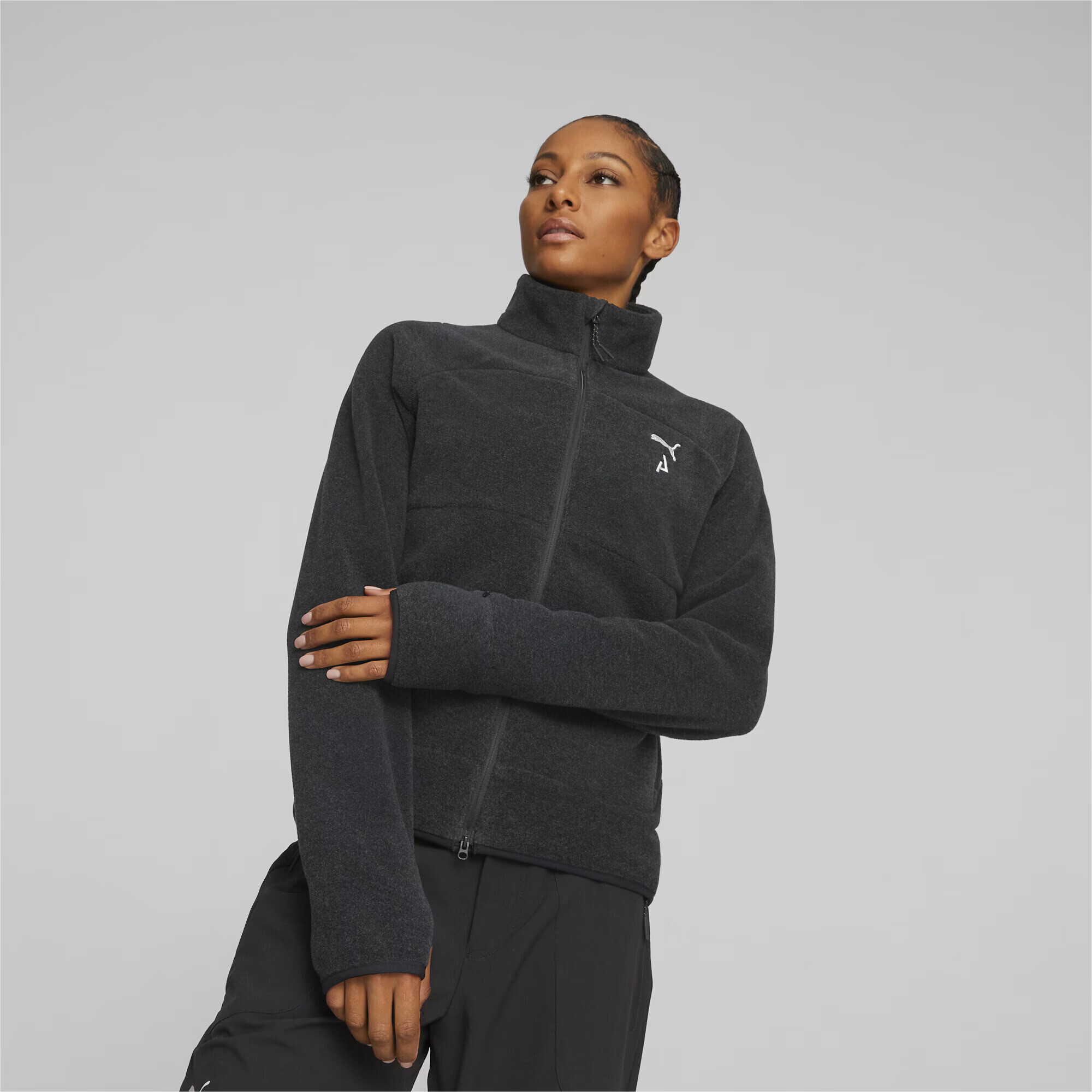 PUMA Jachetă fleece funcțională negru - Pled.ro