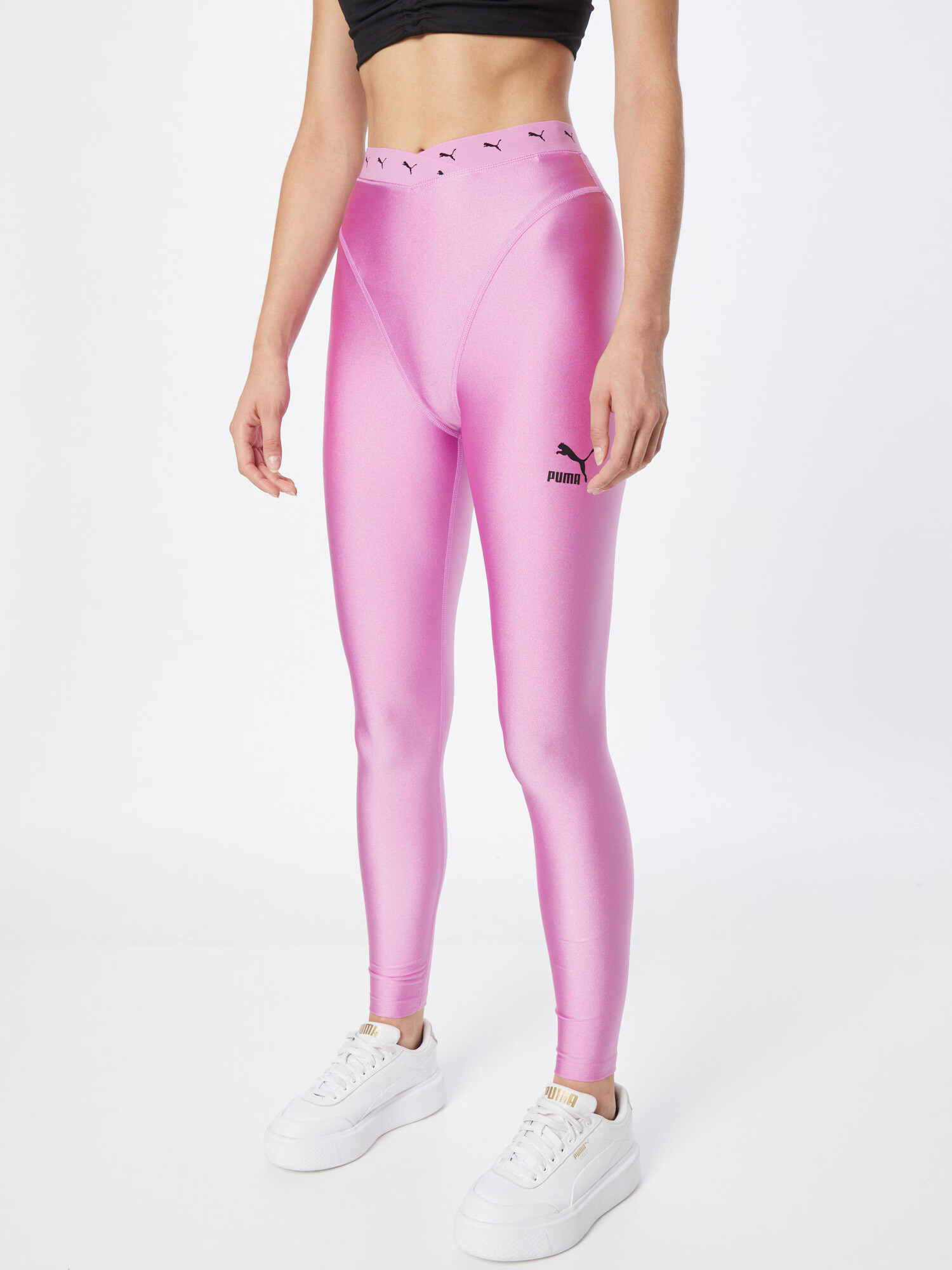 PUMA Leggings 'Dare To' roz / negru - Pled.ro