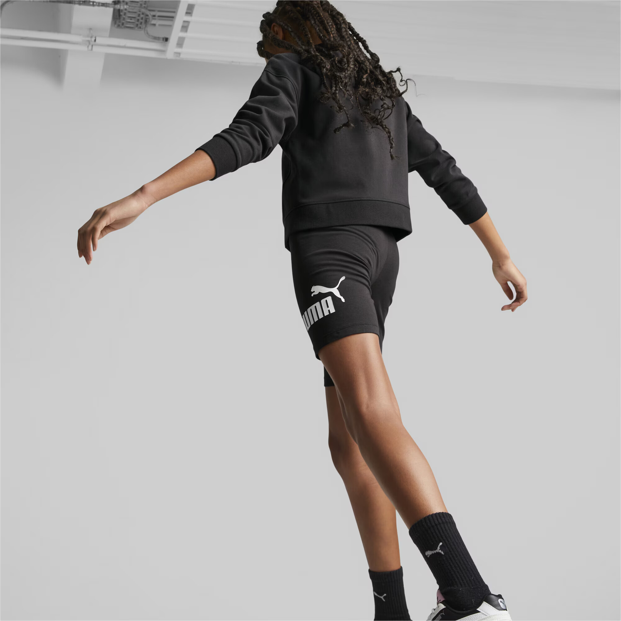 PUMA Leggings negru / alb - Pled.ro