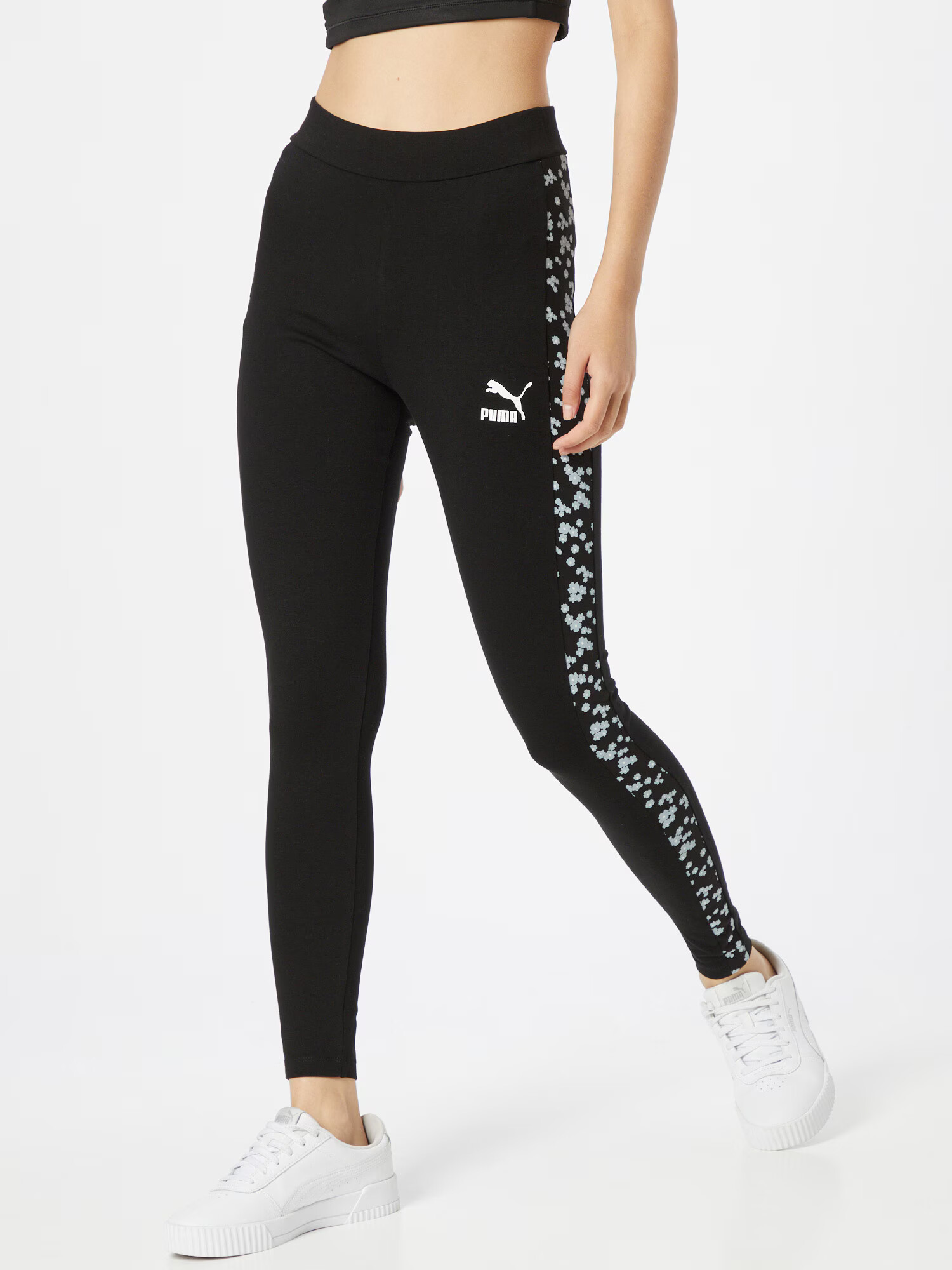 PUMA Leggings opal / negru / alb - Pled.ro