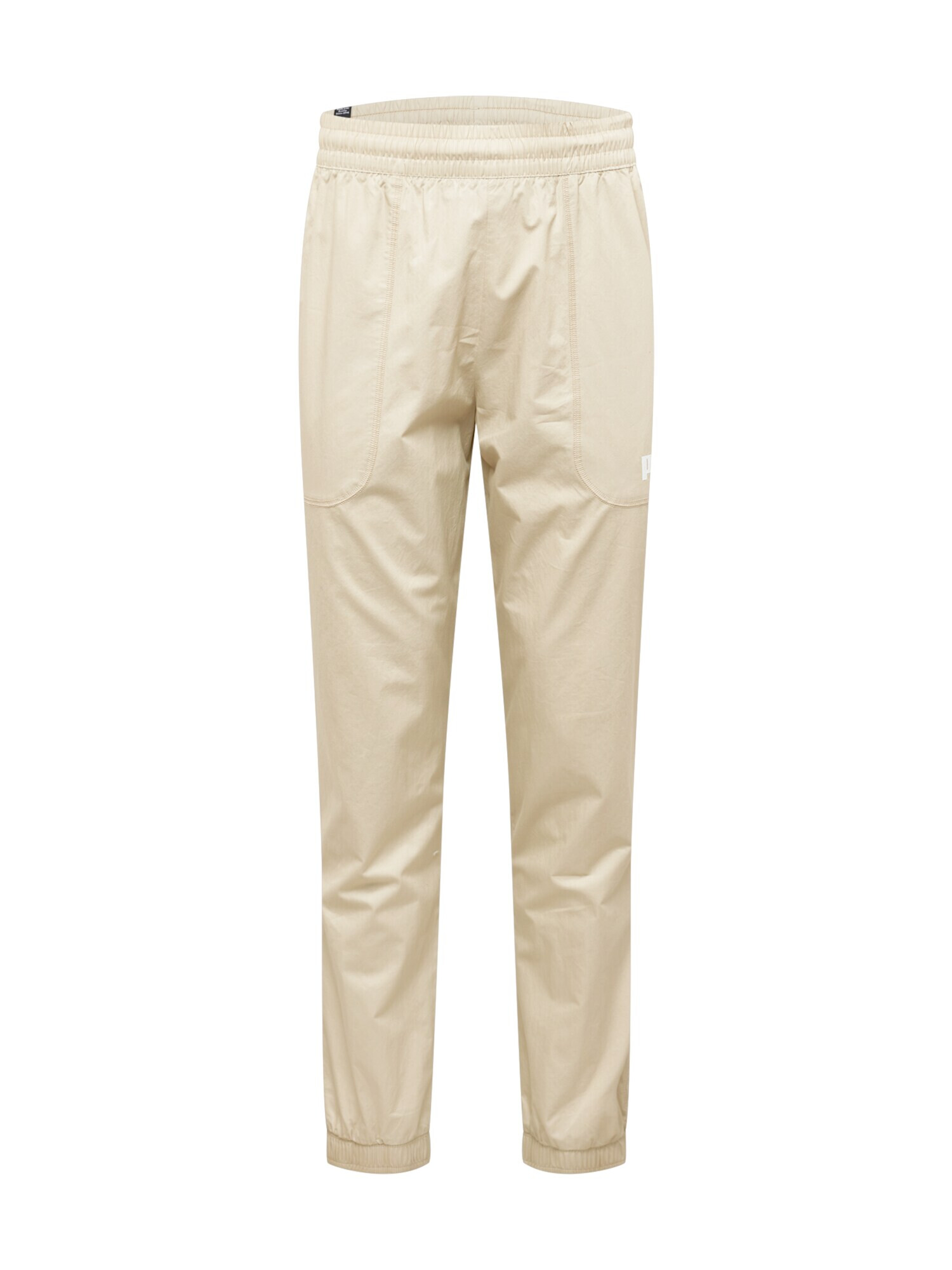 PUMA Pantaloni bej / alb - Pled.ro