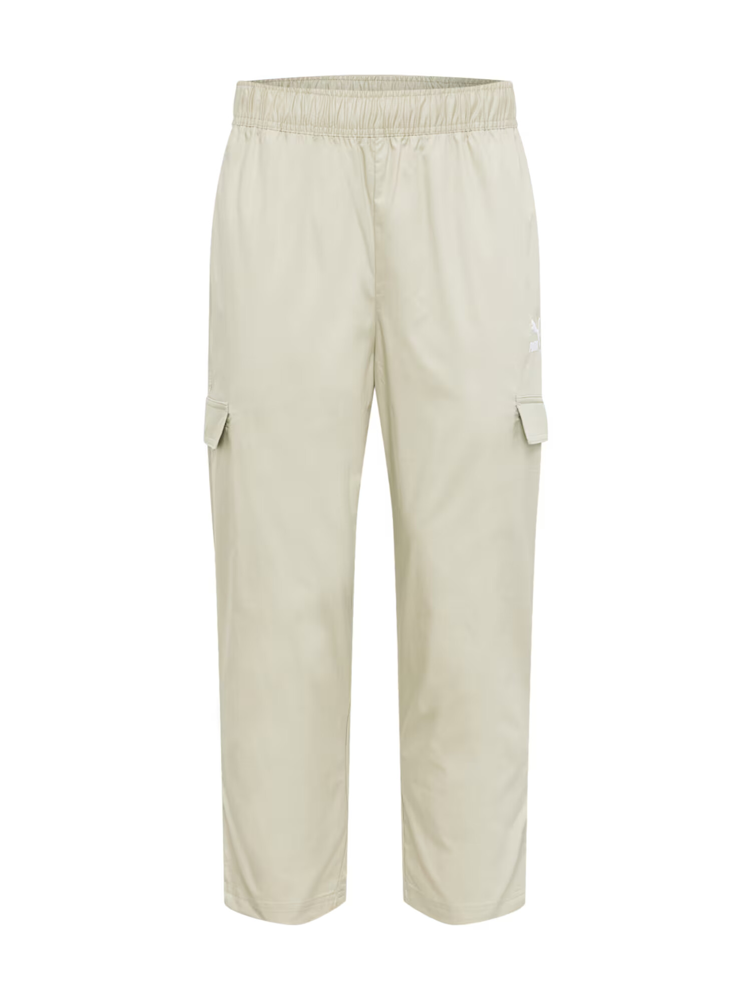 PUMA Pantaloni sport gri deschis / alb - Pled.ro