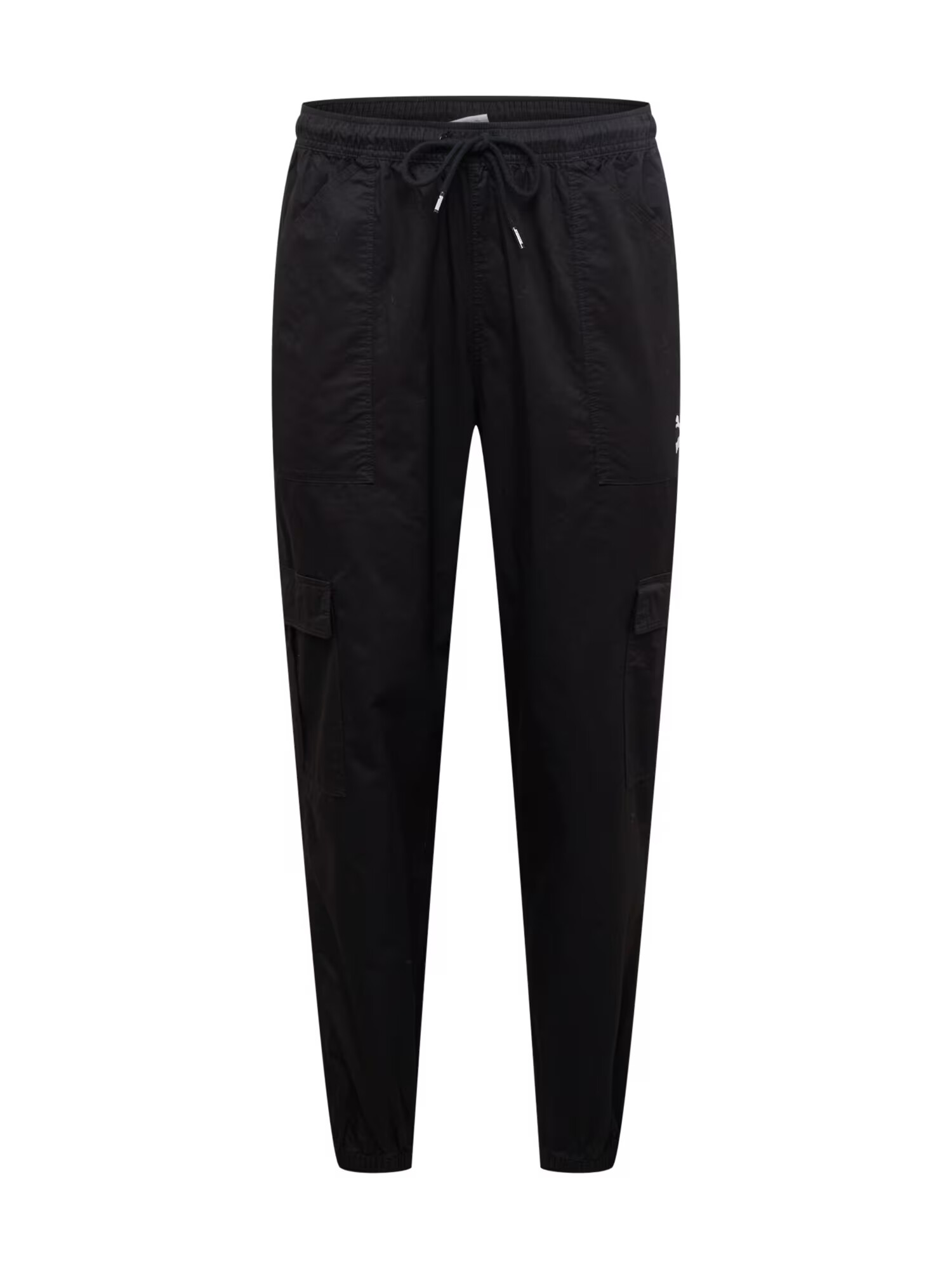 PUMA Pantaloni cu buzunare negru / alb - Pled.ro