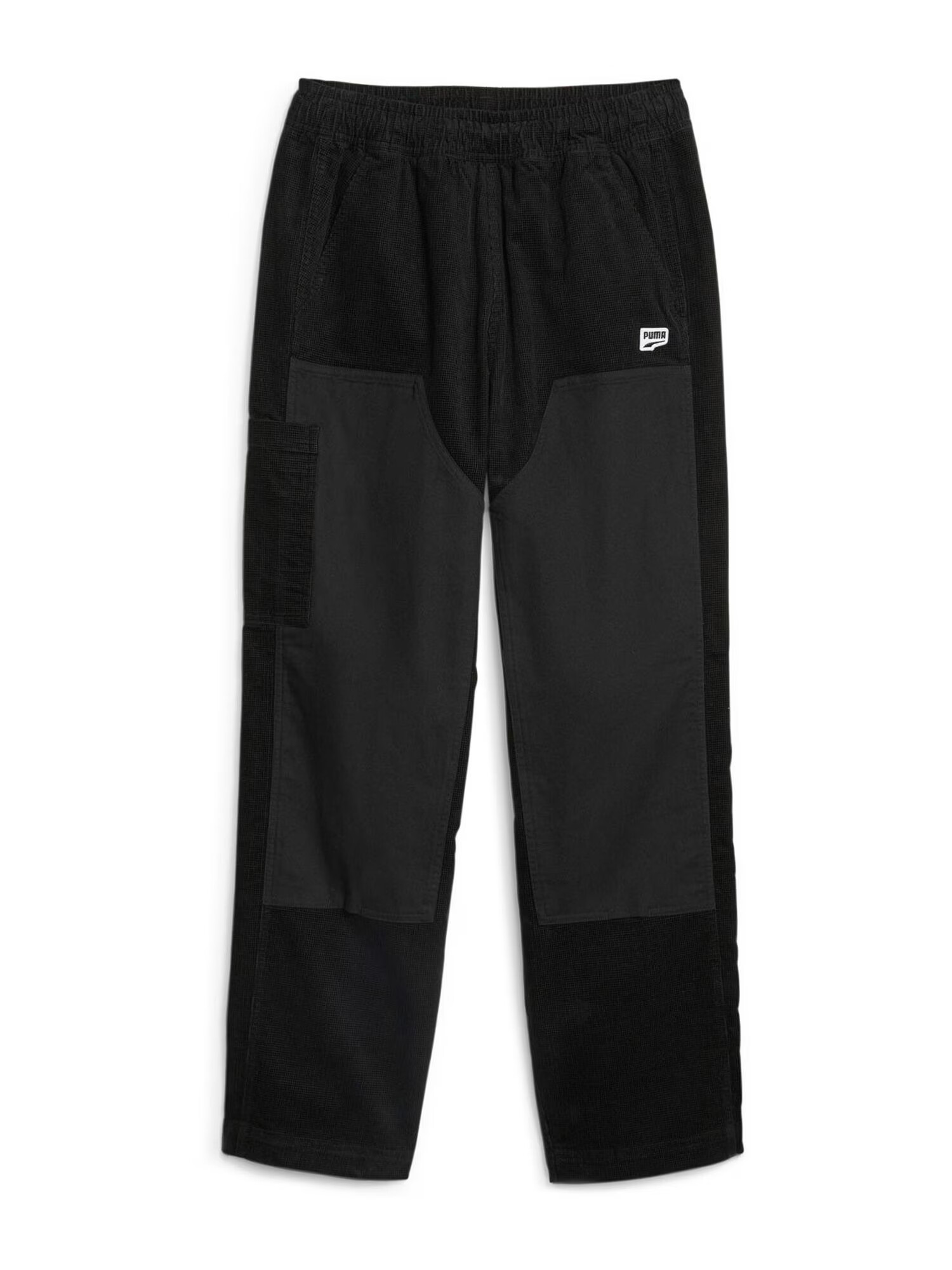 PUMA Pantaloni 'Downtown' gri metalic / negru / alb - Pled.ro