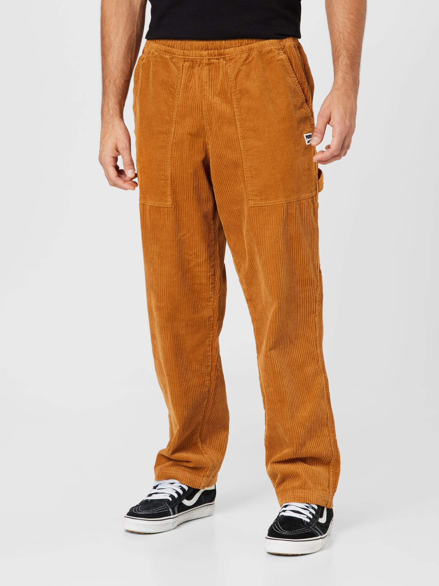 PUMA Pantaloni 'Downtown' maro coniac - Pled.ro