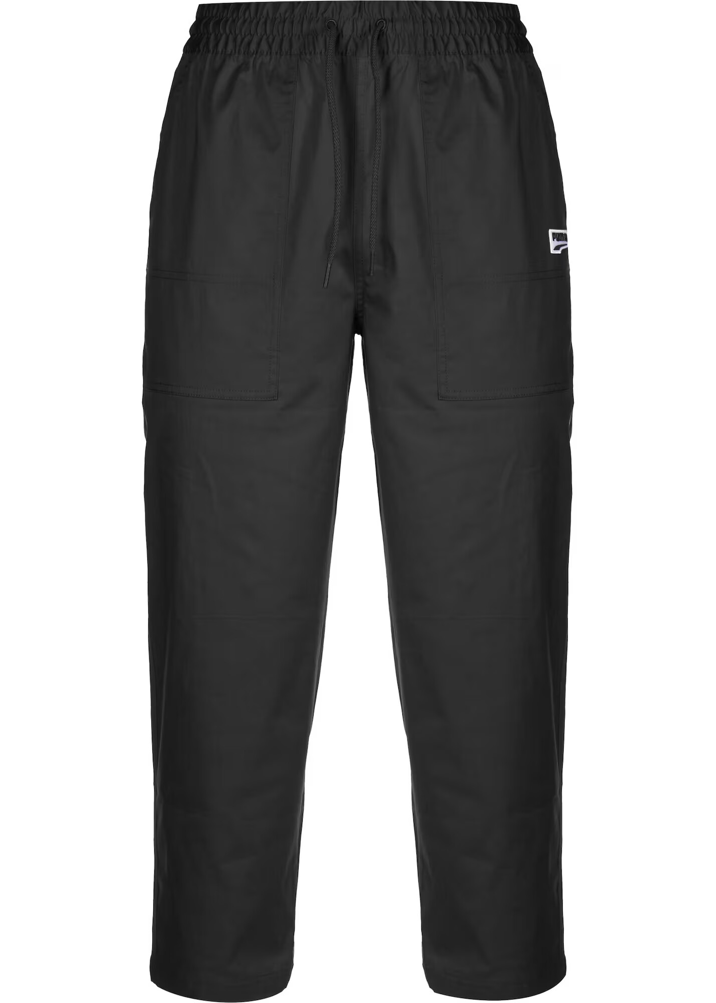 PUMA Pantaloni 'Downtown' negru / alb - Pled.ro