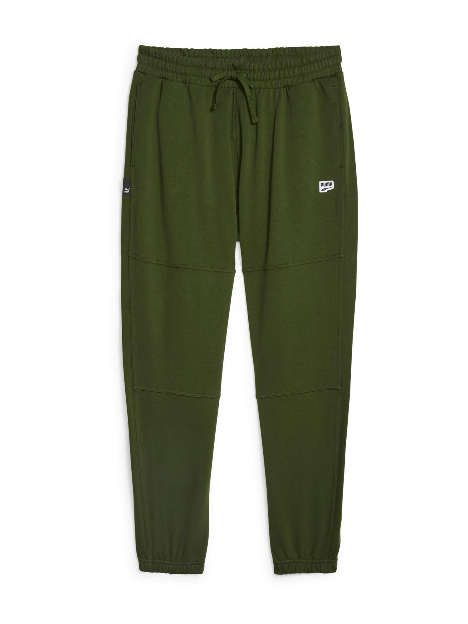 PUMA Pantaloni sport 'Downtown' verde închis / negru / alb - Pled.ro