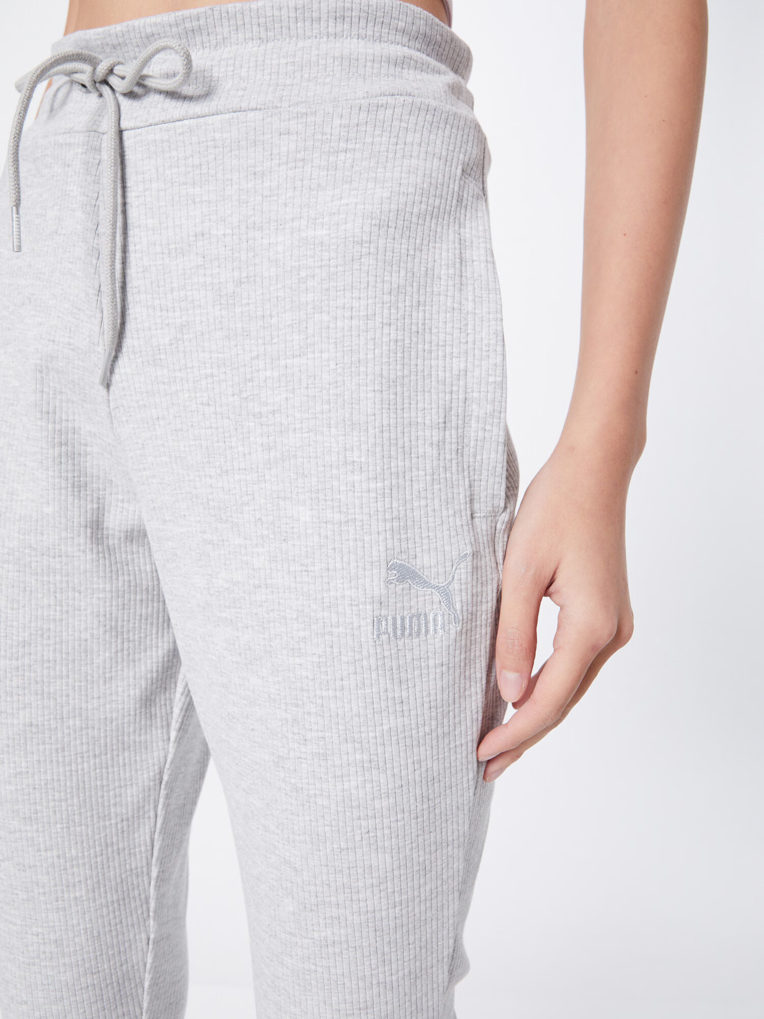 PUMA Pantaloni gri deschis - Pled.ro