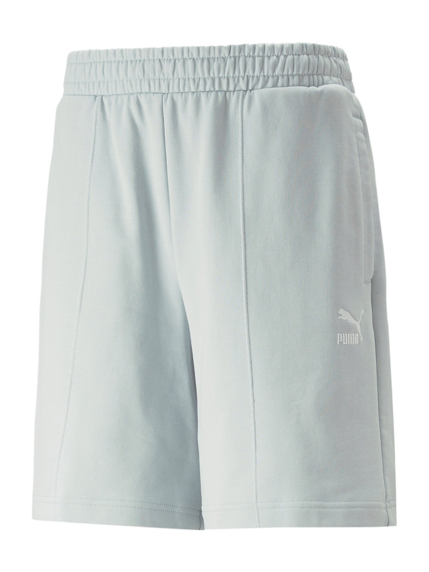 PUMA Pantaloni gri deschis / alb - Pled.ro