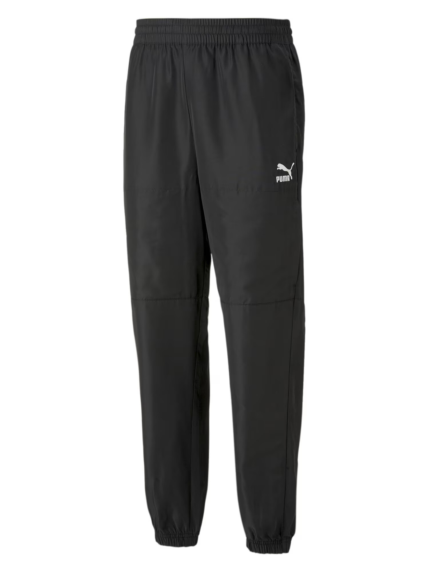 PUMA Pantaloni negru / alb - Pled.ro