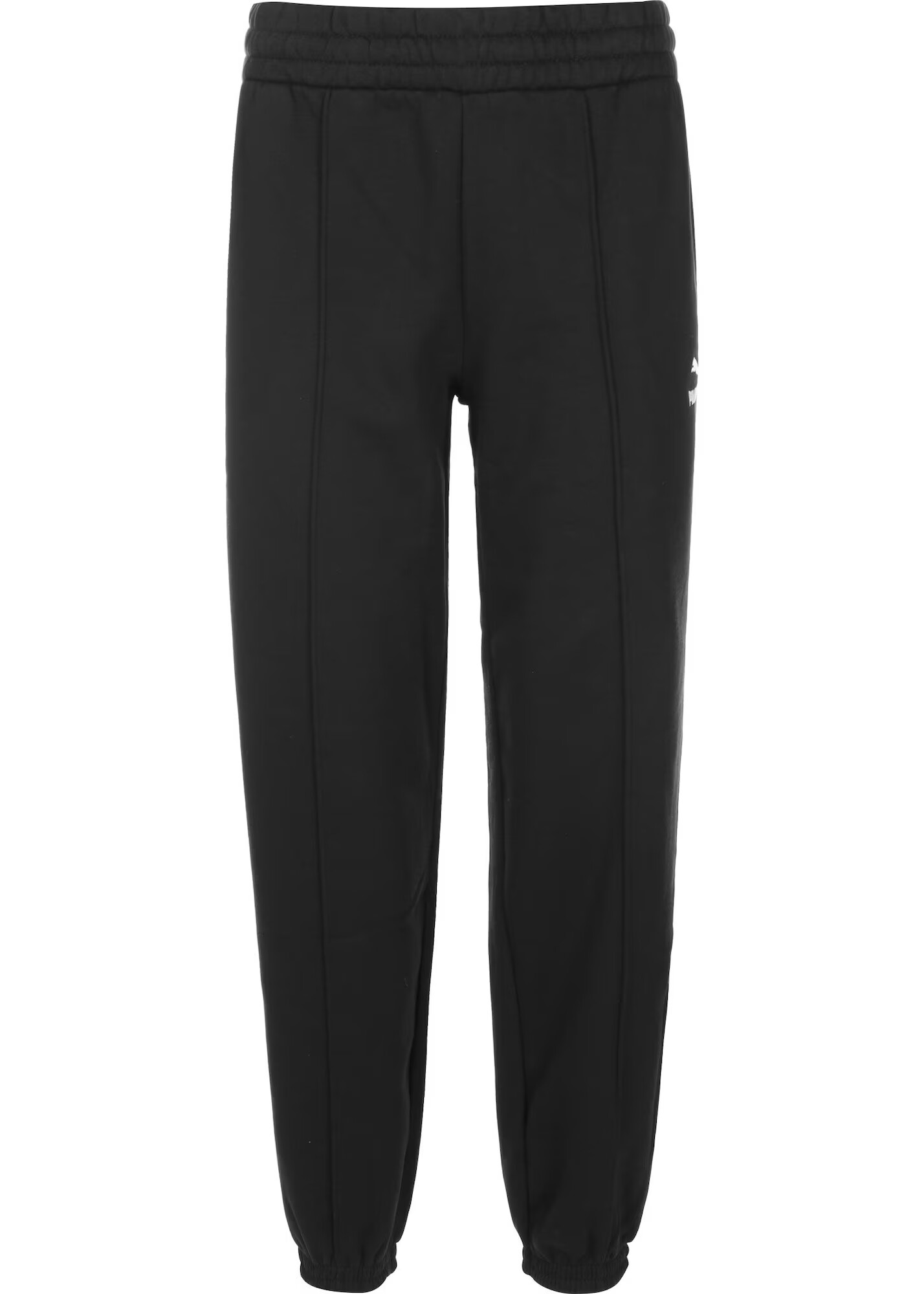 PUMA Pantaloni negru / alb - Pled.ro