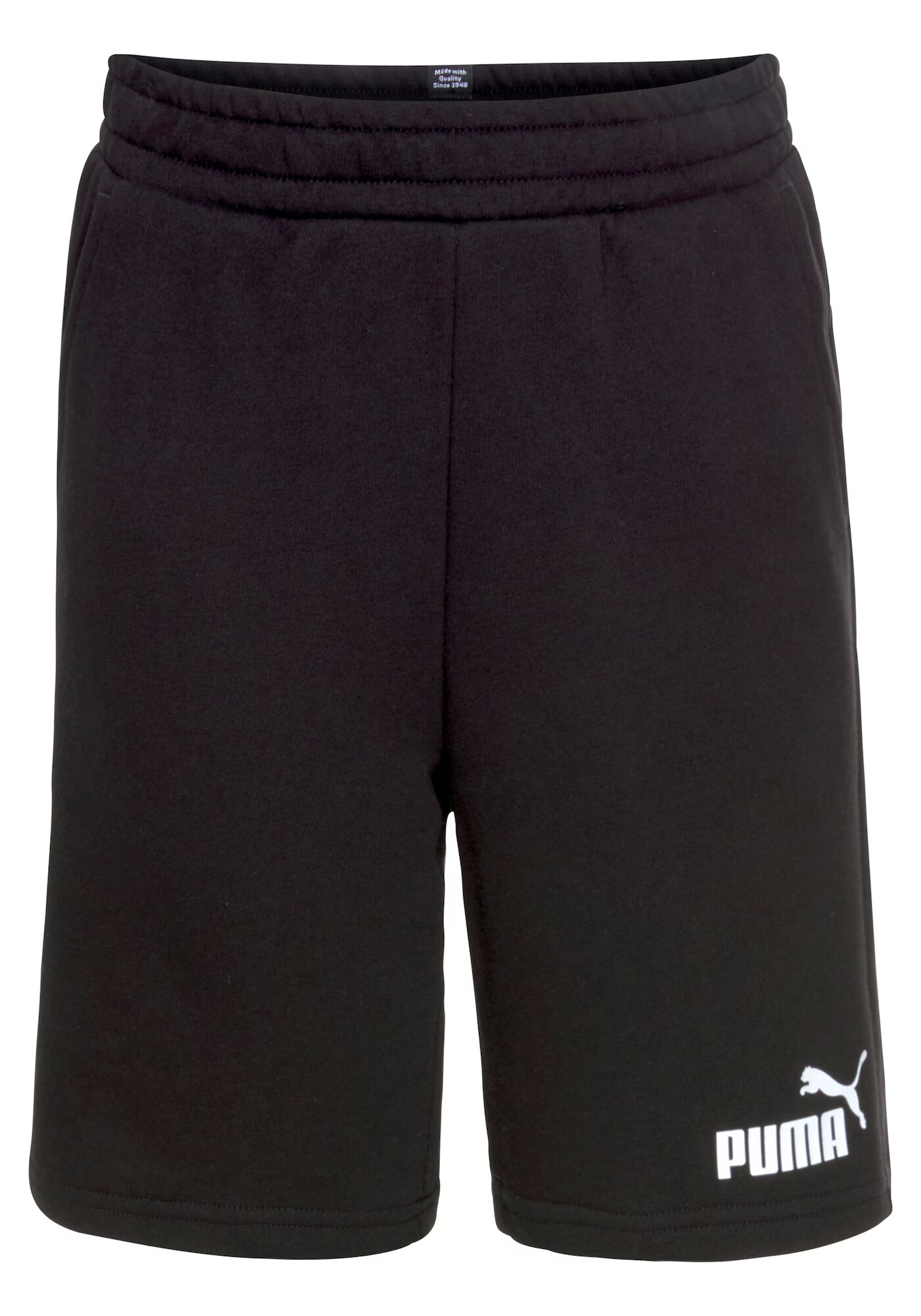 PUMA Pantaloni negru / alb - Pled.ro