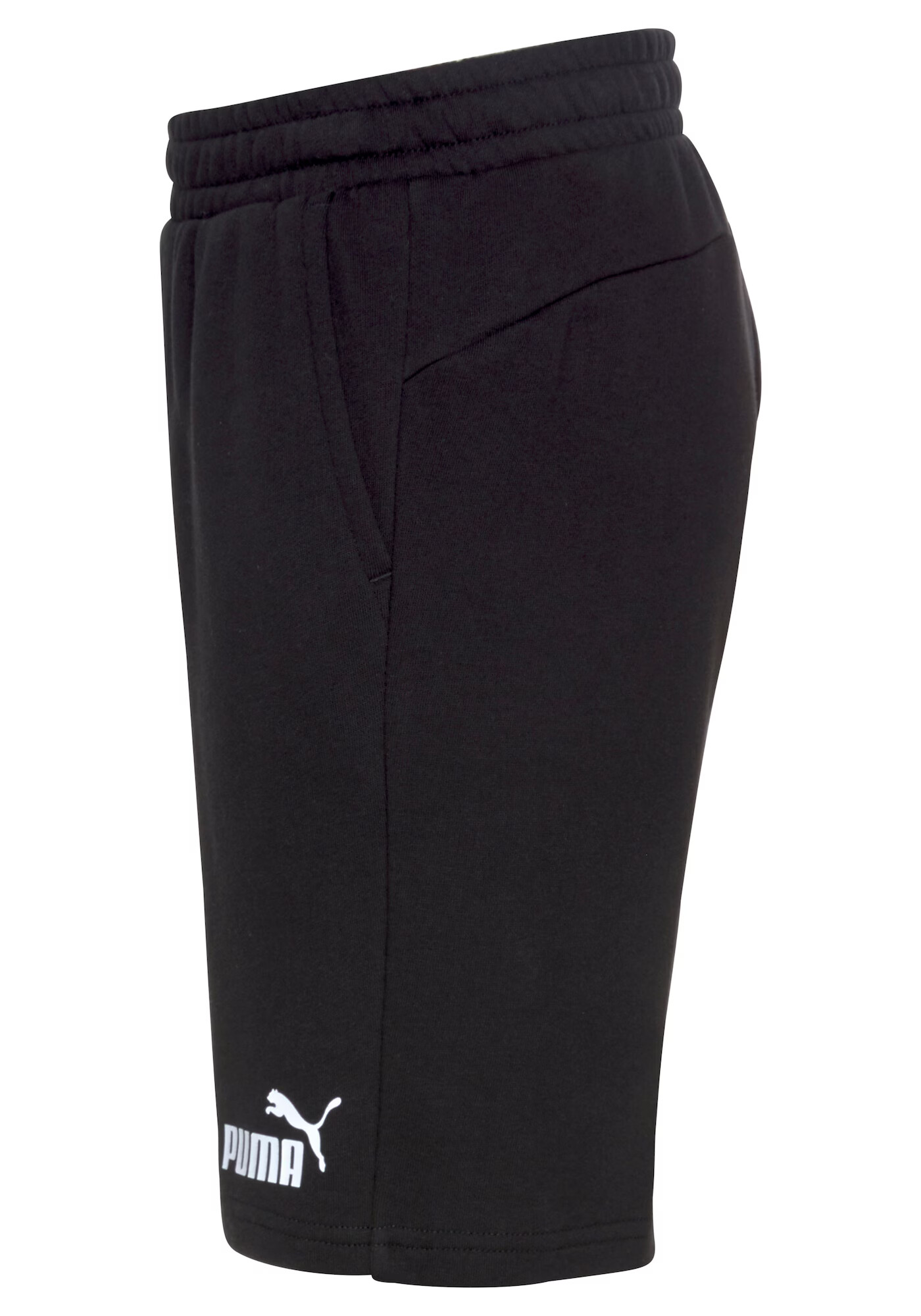 PUMA Pantaloni negru / alb - Pled.ro