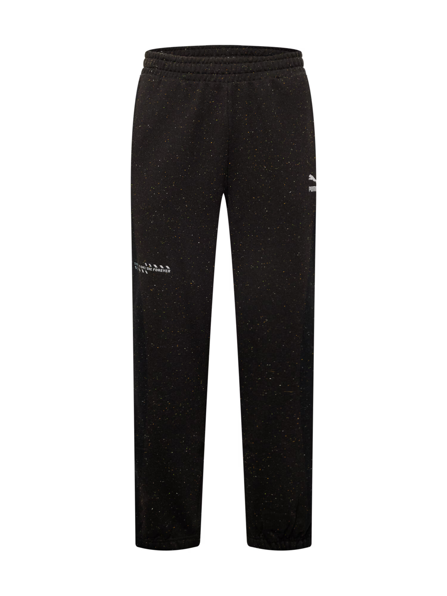 PUMA Pantaloni portocaliu / negru / alb - Pled.ro