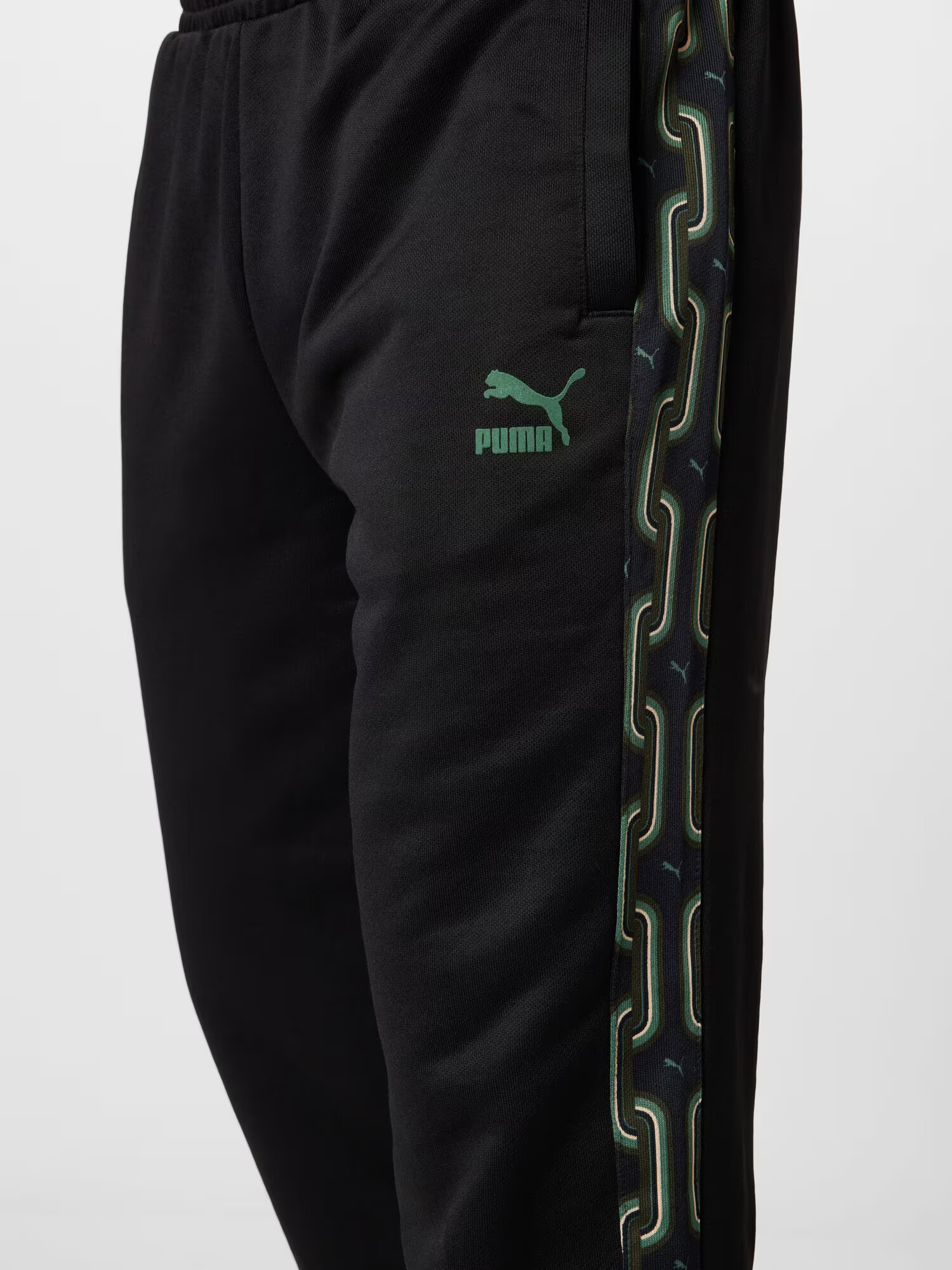 PUMA Pantaloni sport 'Psychedelic' verde / negru - Pled.ro