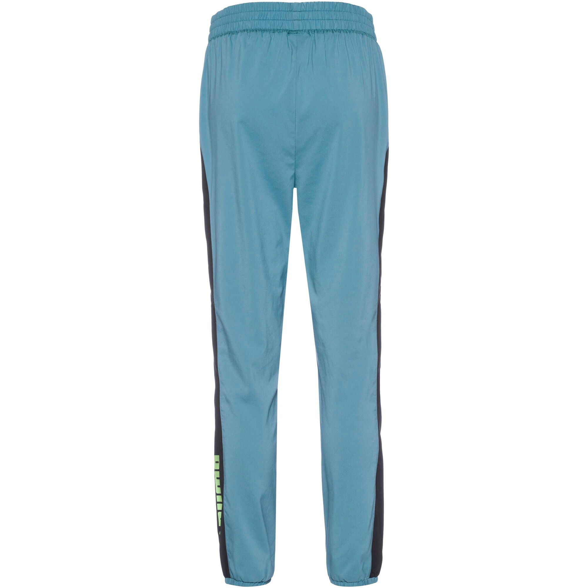 PUMA Pantaloni sport albastru fumuriu / verde limetă / negru - Pled.ro