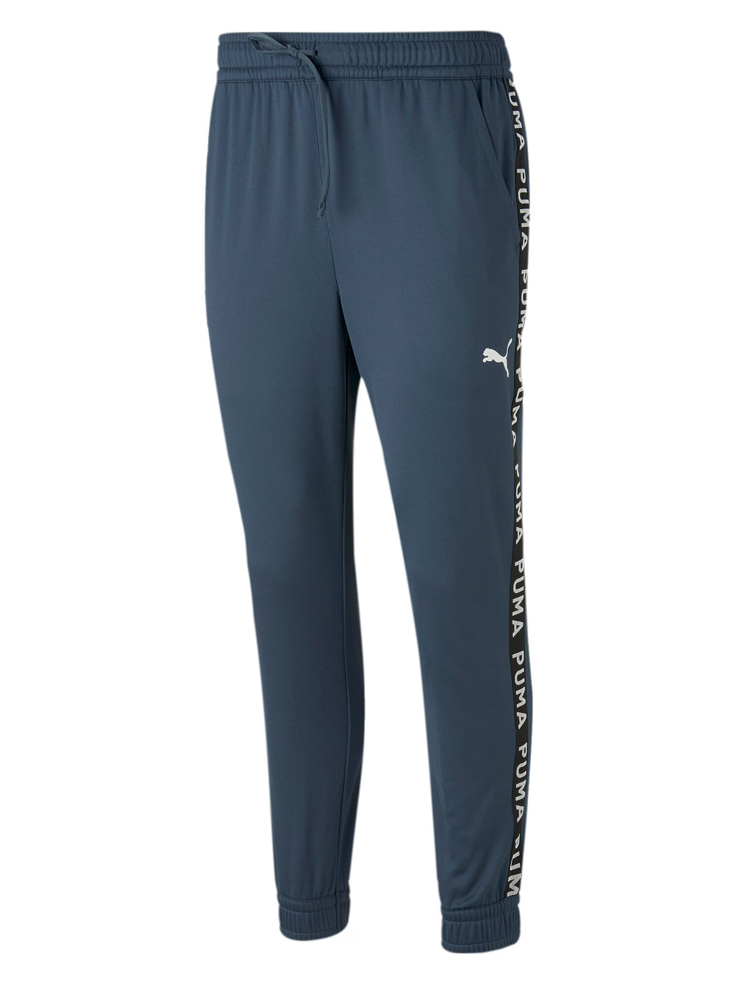 PUMA Pantaloni sport albastru porumbel / alb - Pled.ro