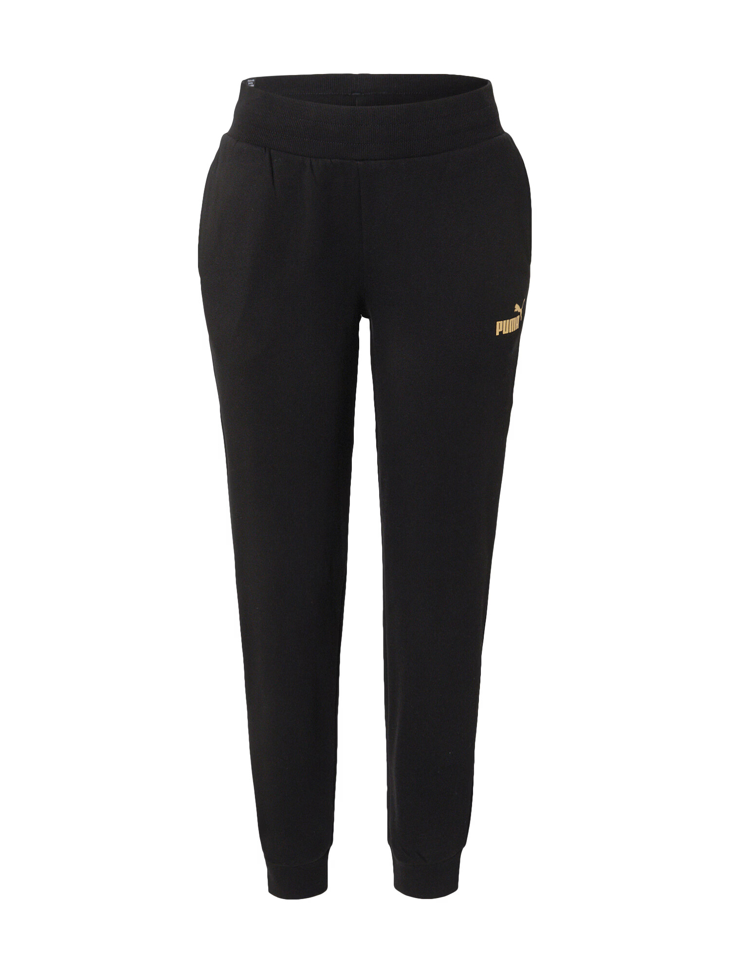 PUMA Pantaloni sport auriu / negru - Pled.ro