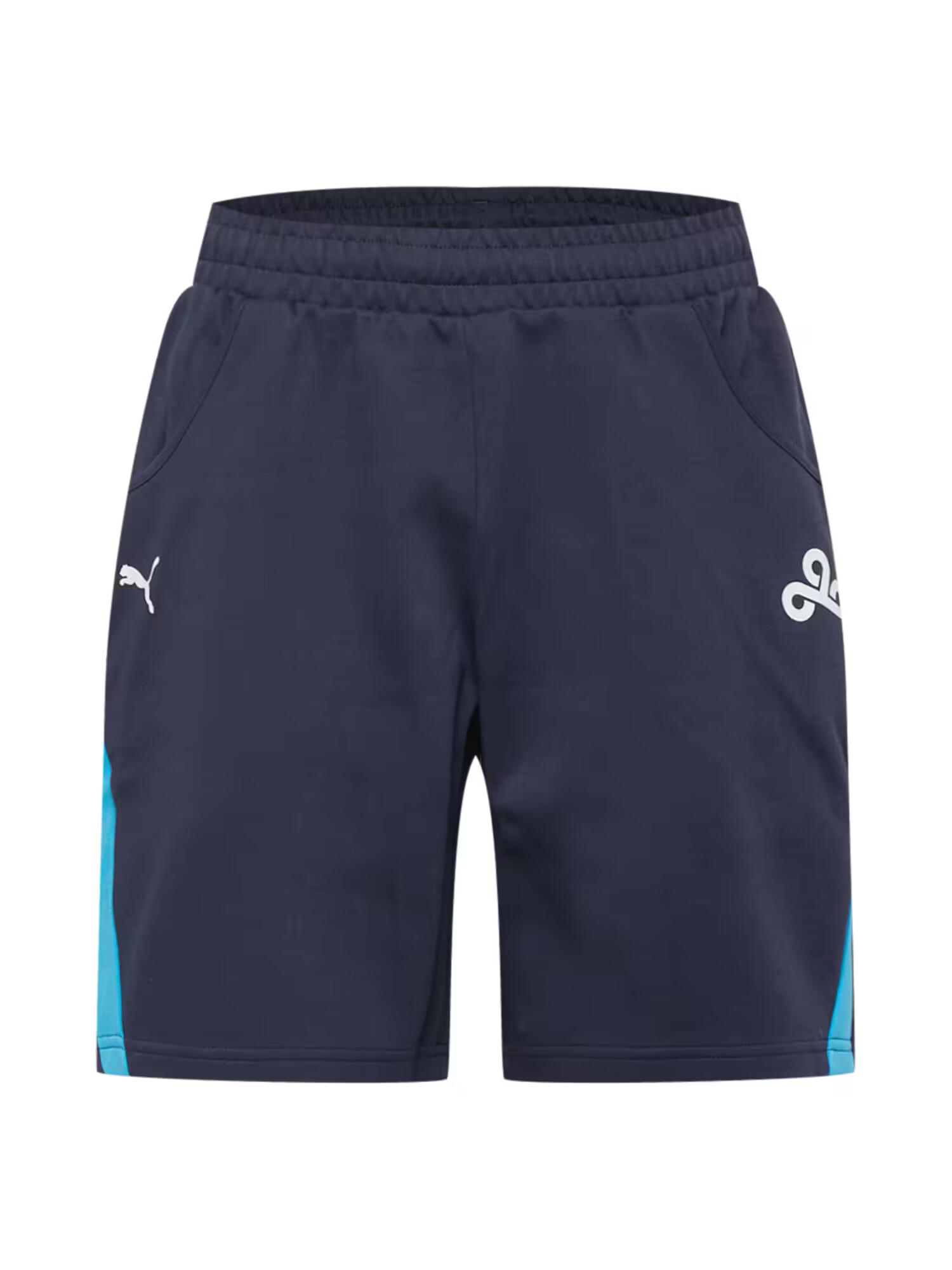 PUMA Pantaloni sport azuriu / albastru închis / gri / alb - Pled.ro