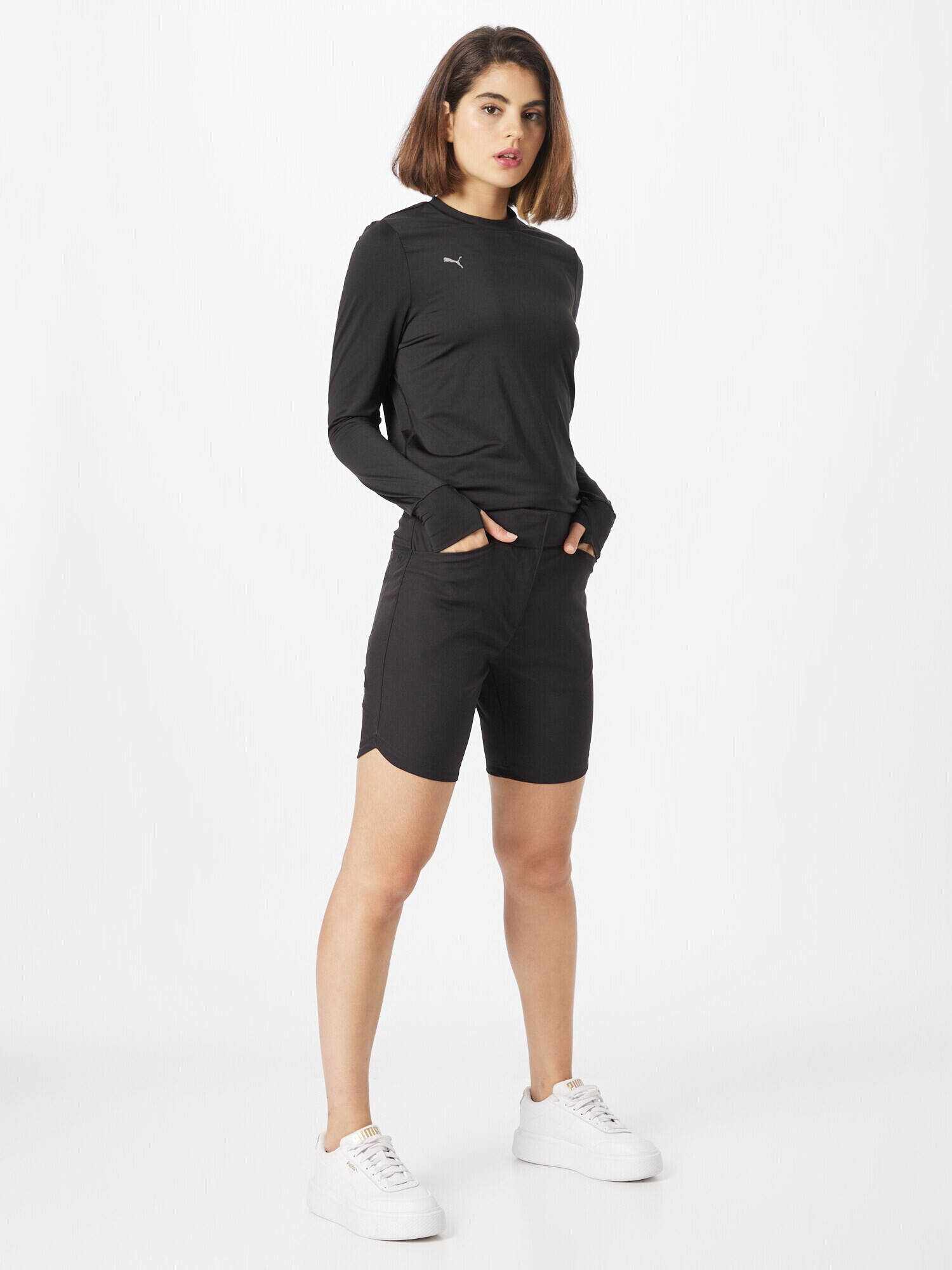 PUMA Pantaloni sport 'Bermuda' negru - Pled.ro