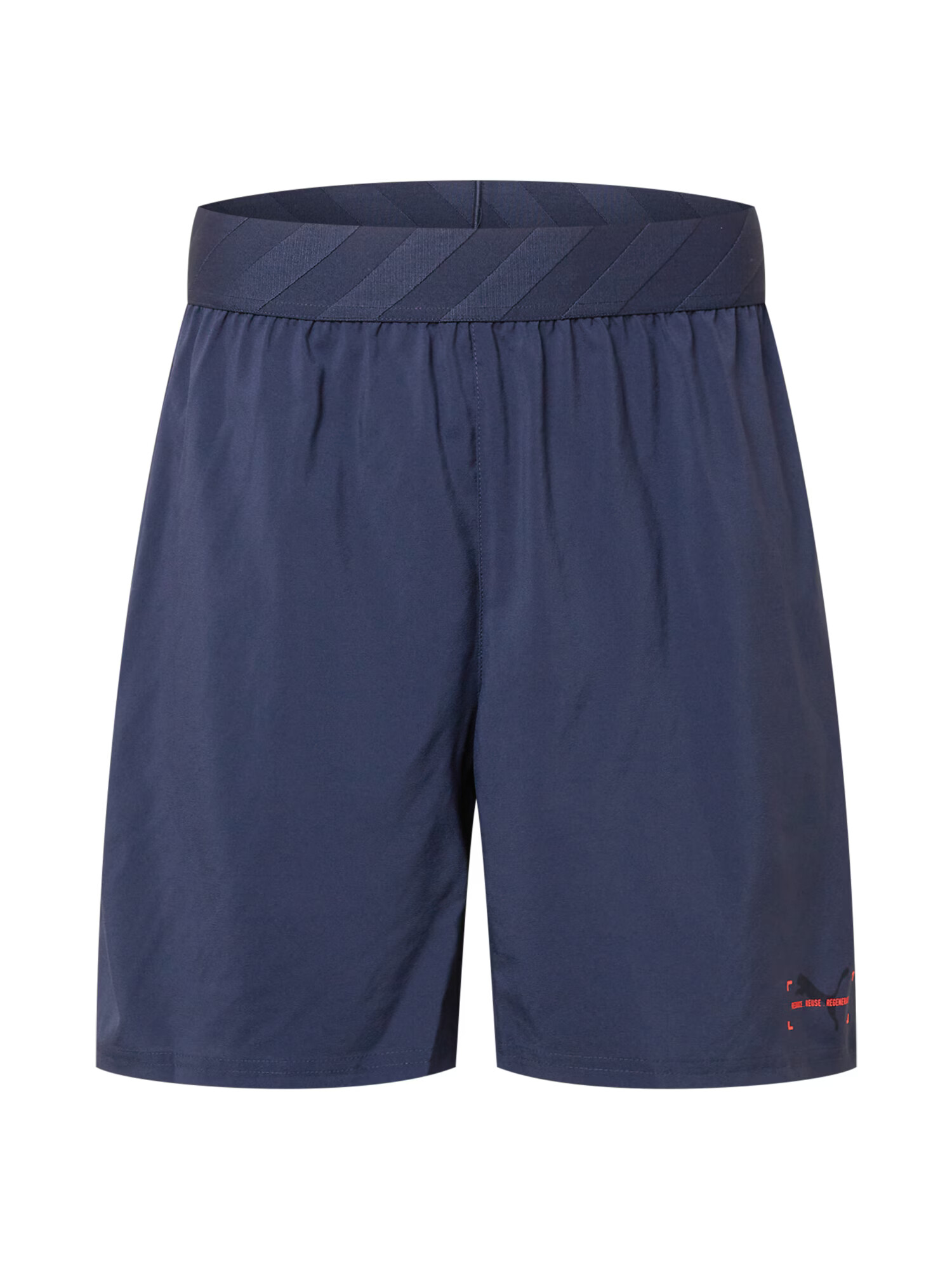 PUMA Pantaloni sport bleumarin / portocaliu / alb - Pled.ro